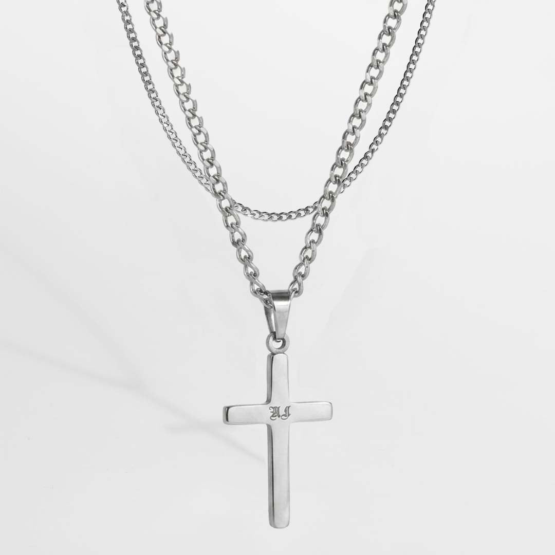 The Pillar Set - Silver-toned