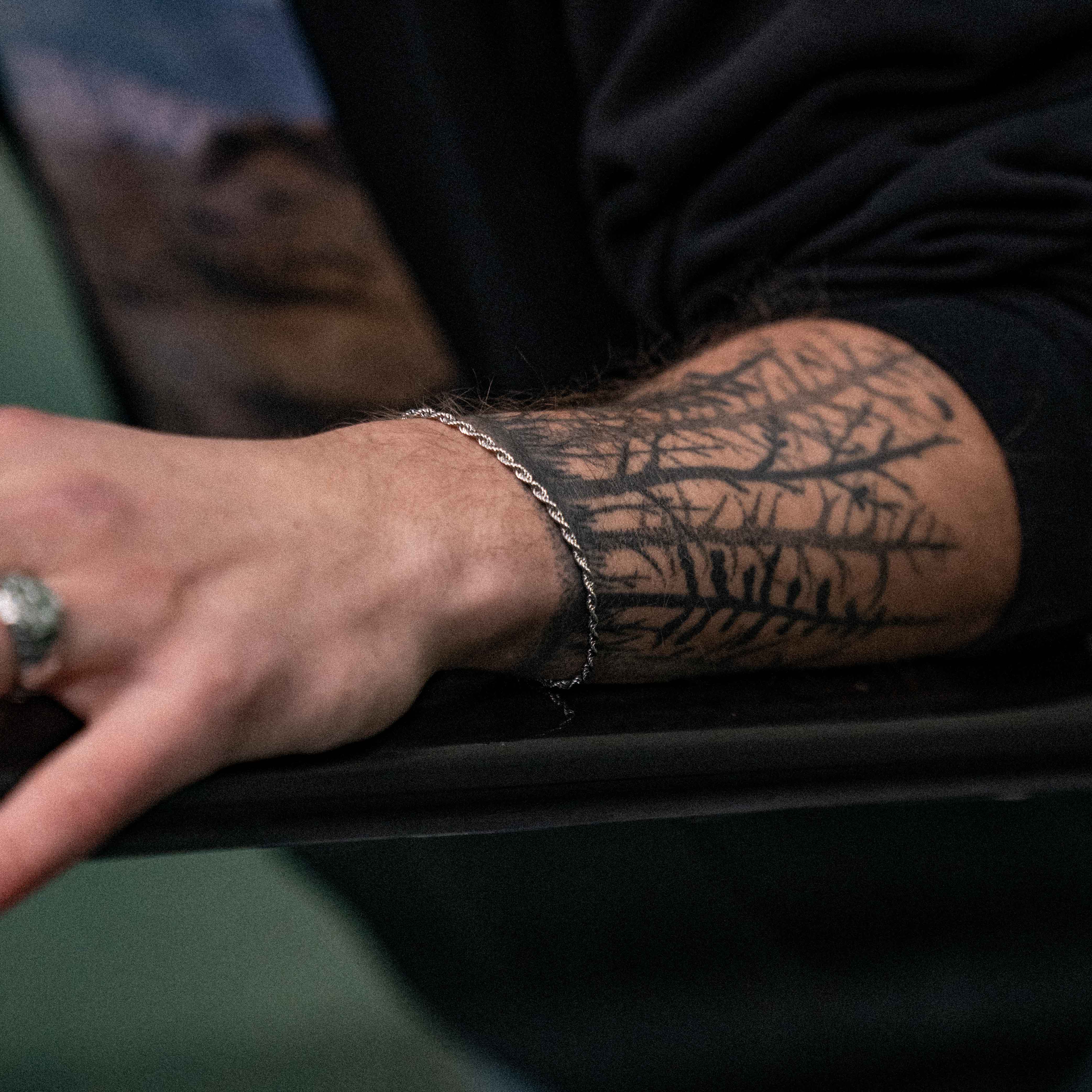 Snor Armbånd - Sølvtonet