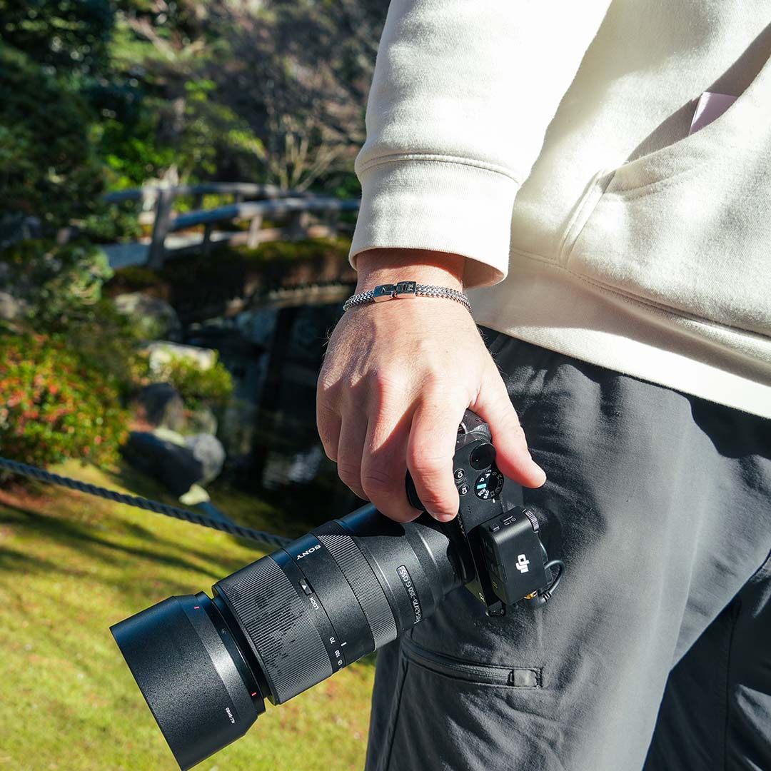 Fehu bracelet - Silver-toned
