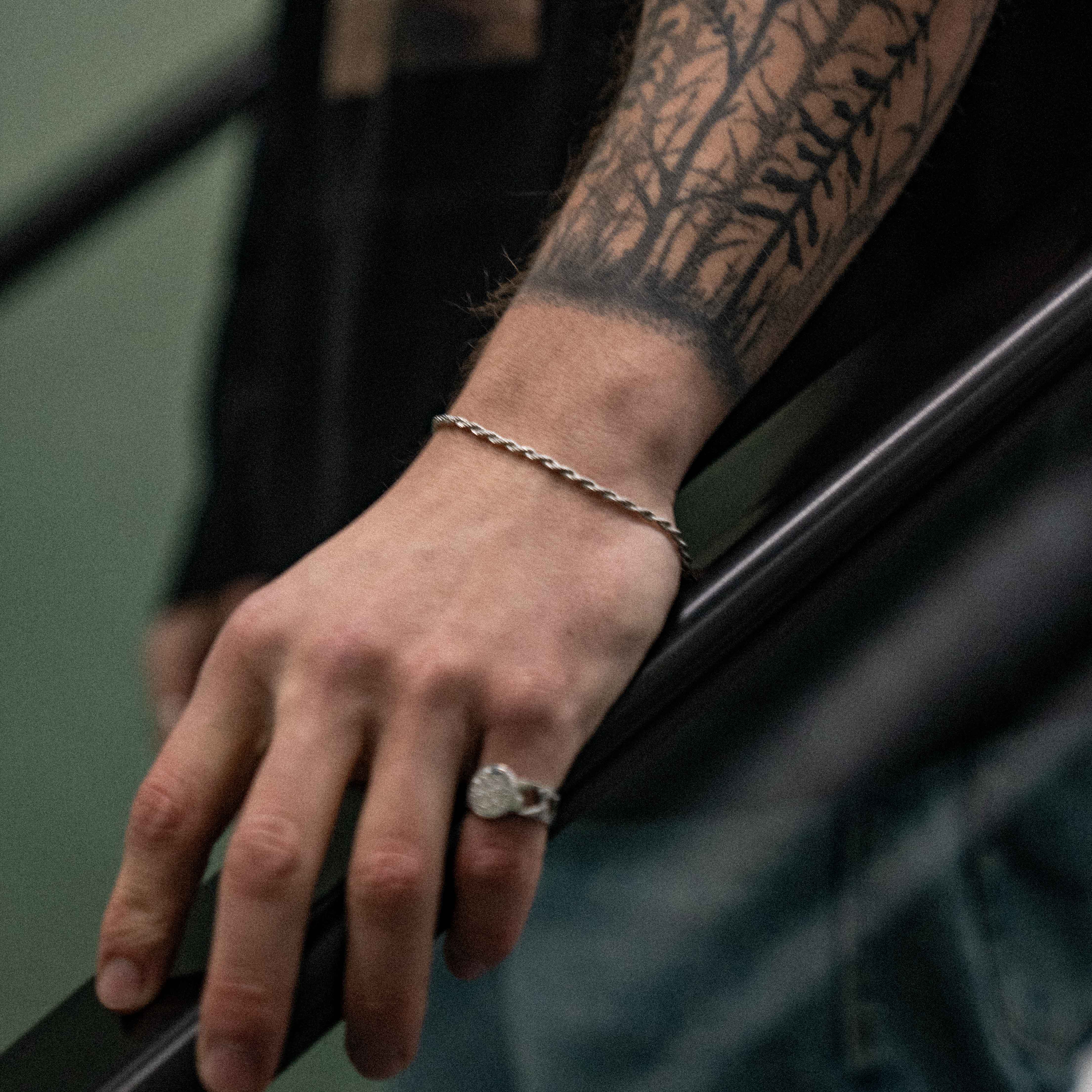 CORD BRACELET (SILVER)