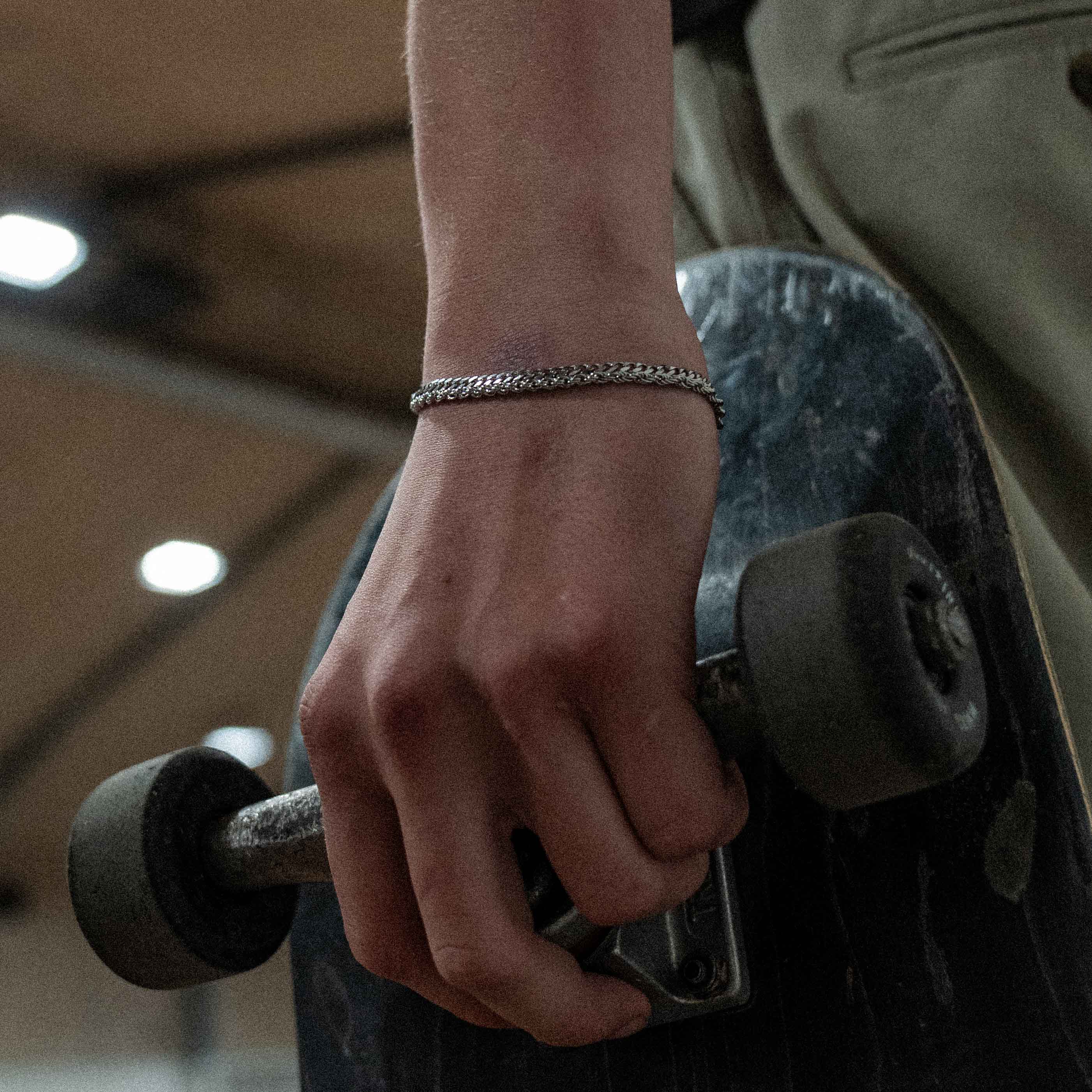 CORD BRACELET (SILVER)