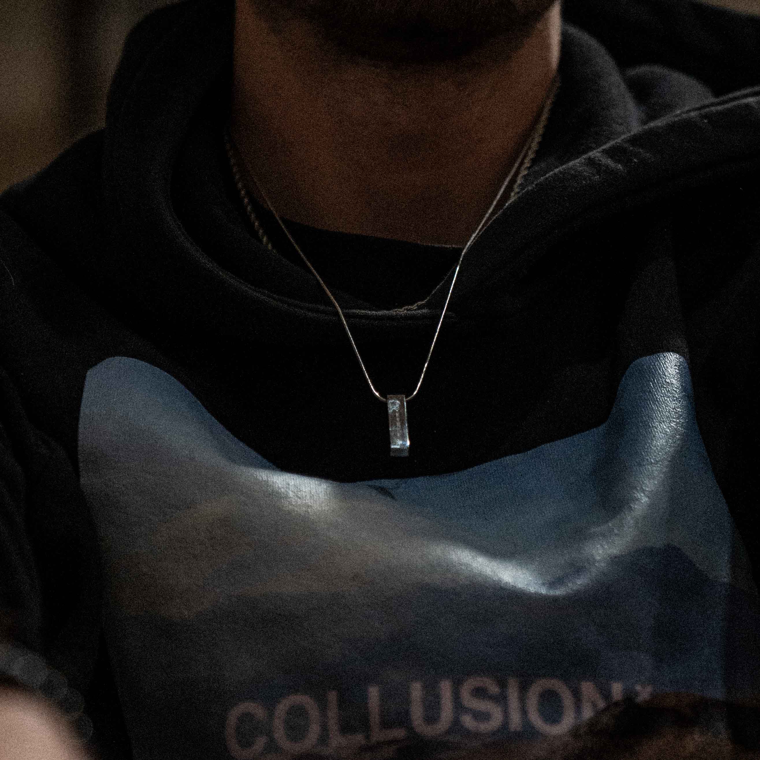 Runestone Pendant - Silver-toned