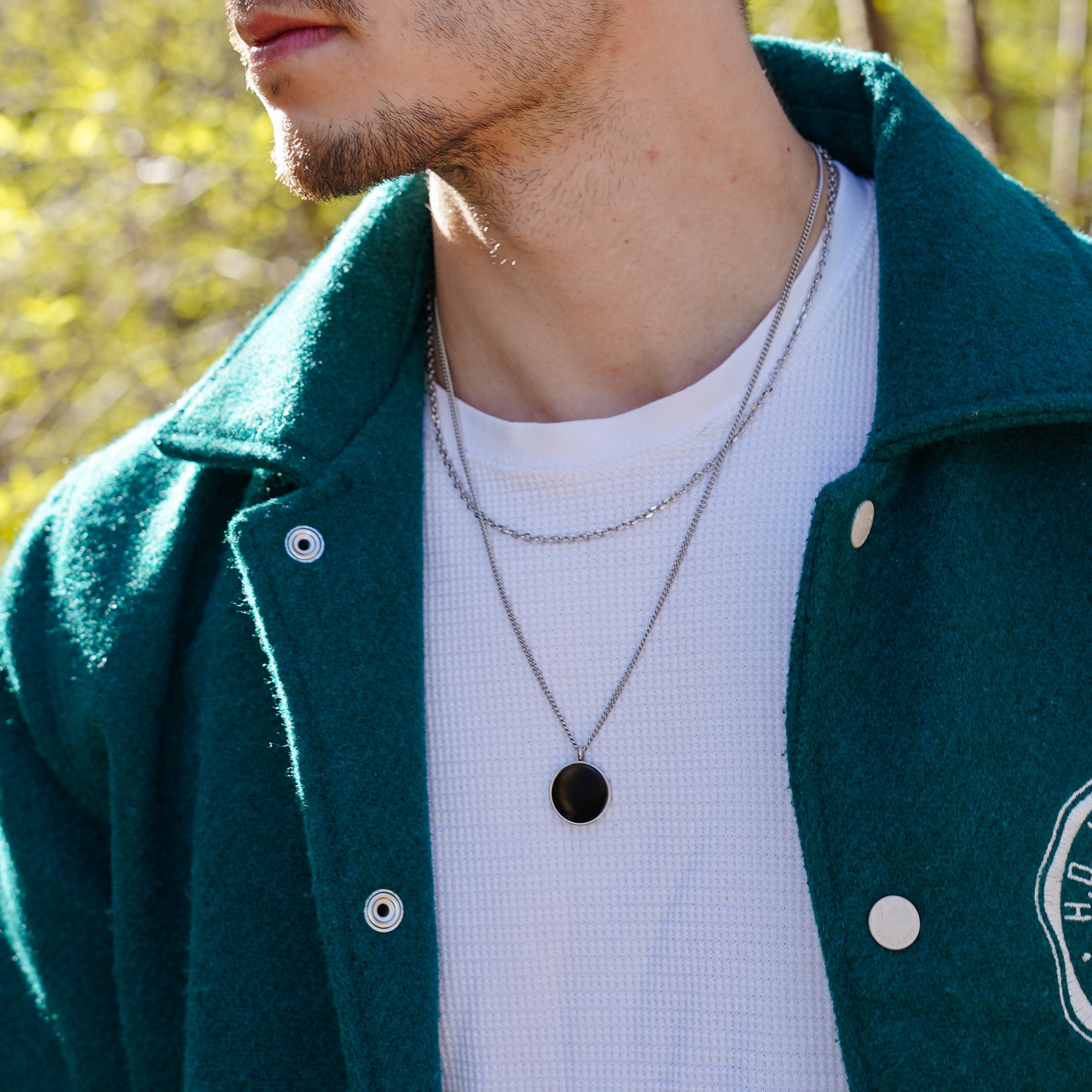 The Obsidian Set - Silver-toned