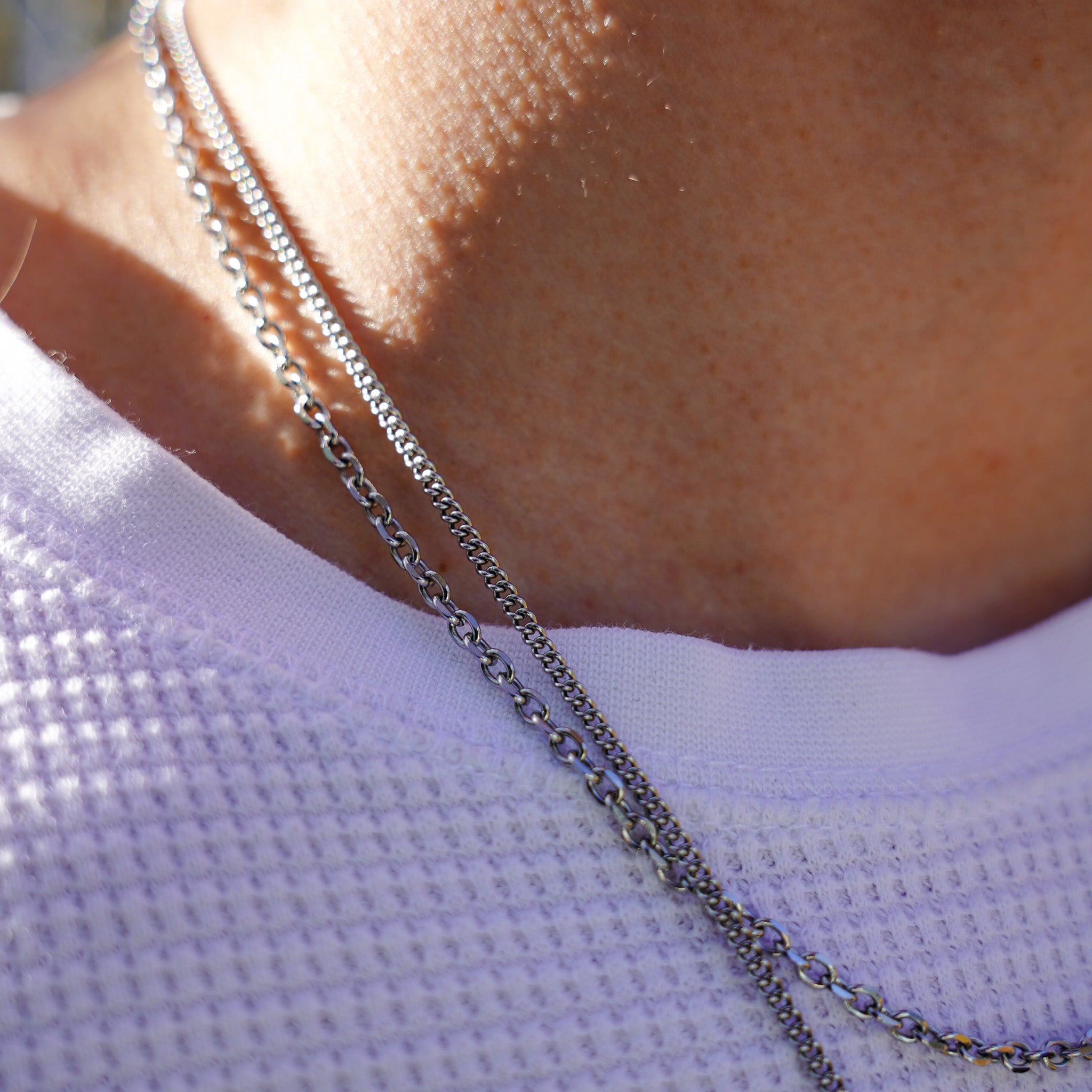 The Obsidian Set - Silver-toned