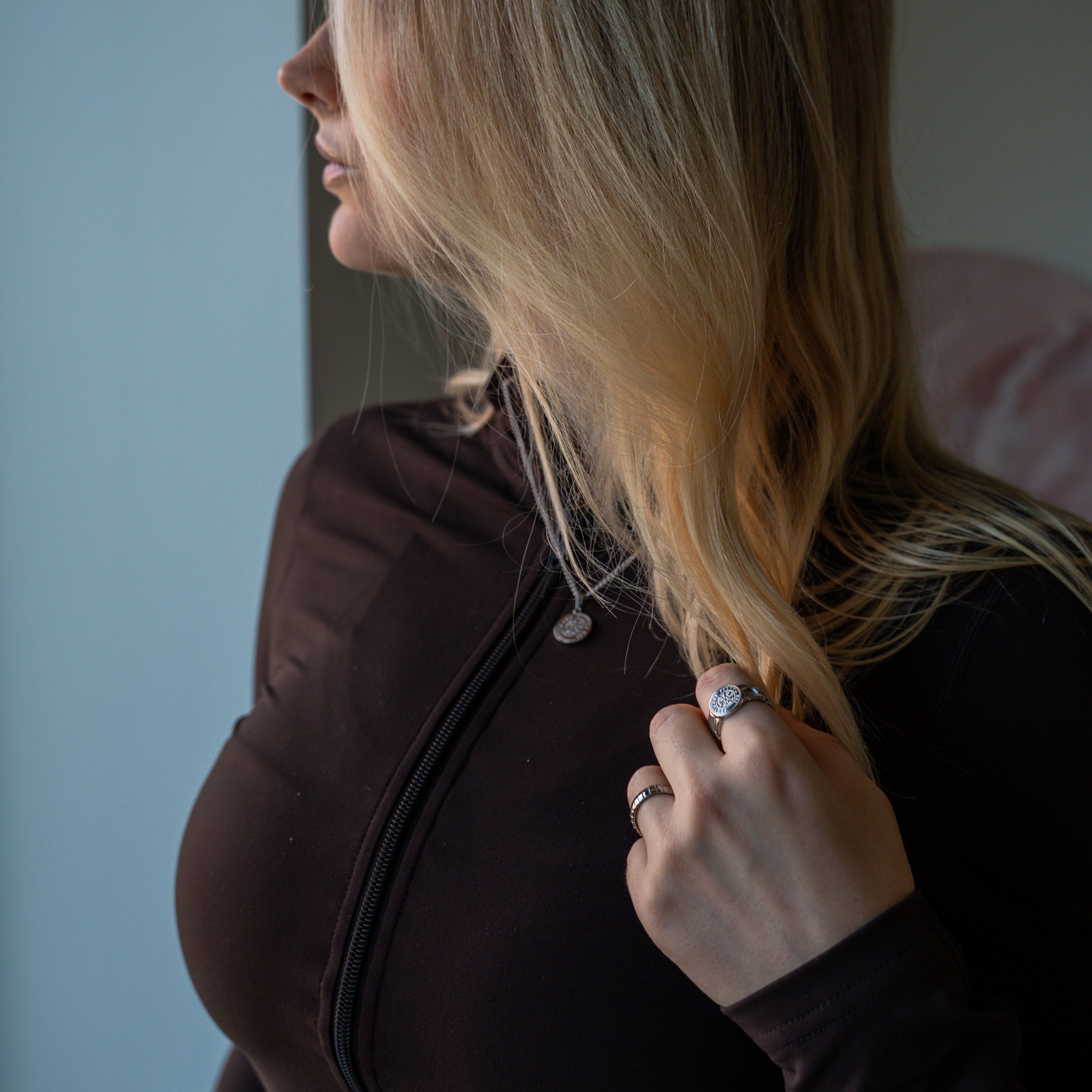 Vegvisir Chain Signature - Silver-toned ring