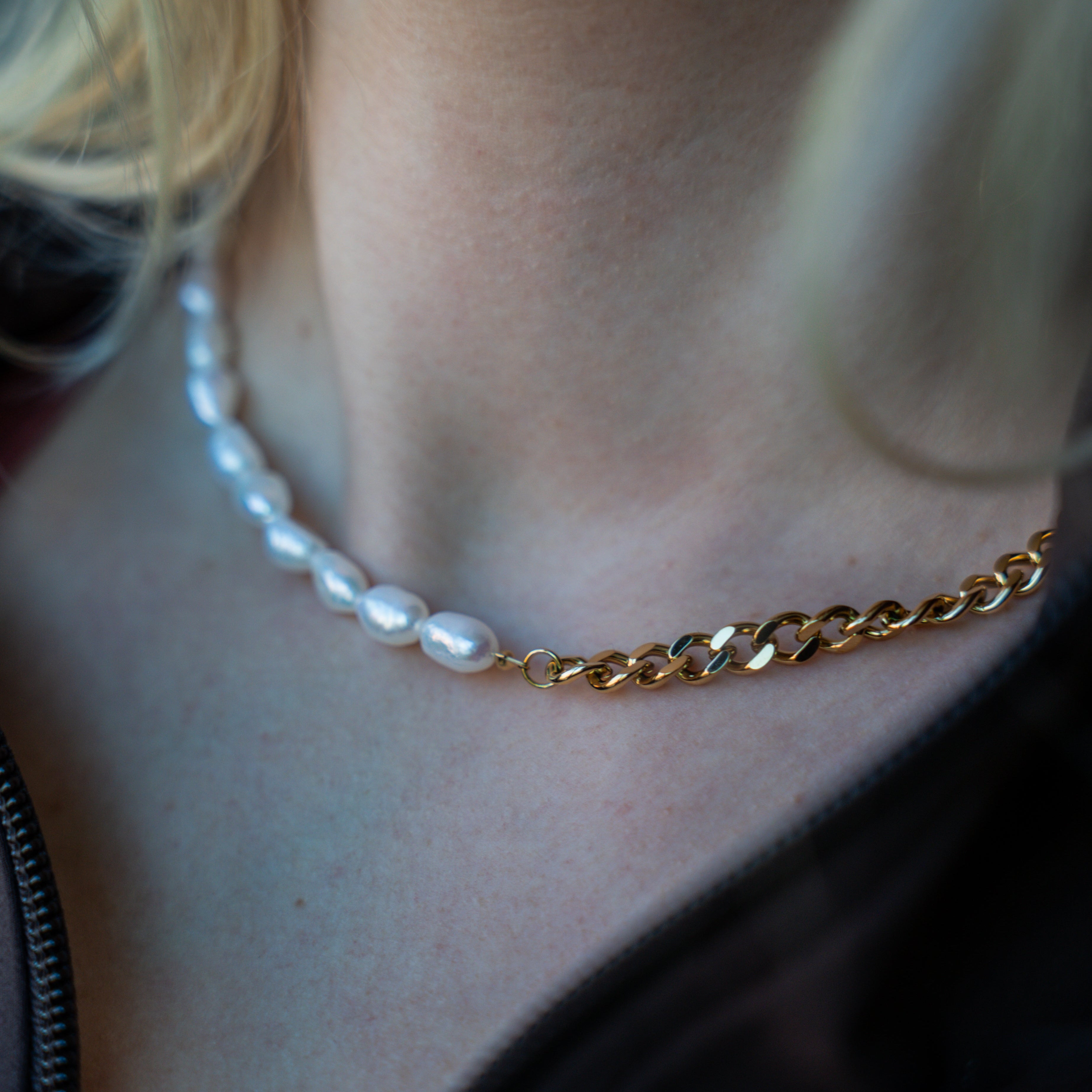 NL Kattegat Pearl pendant - Gold-toned