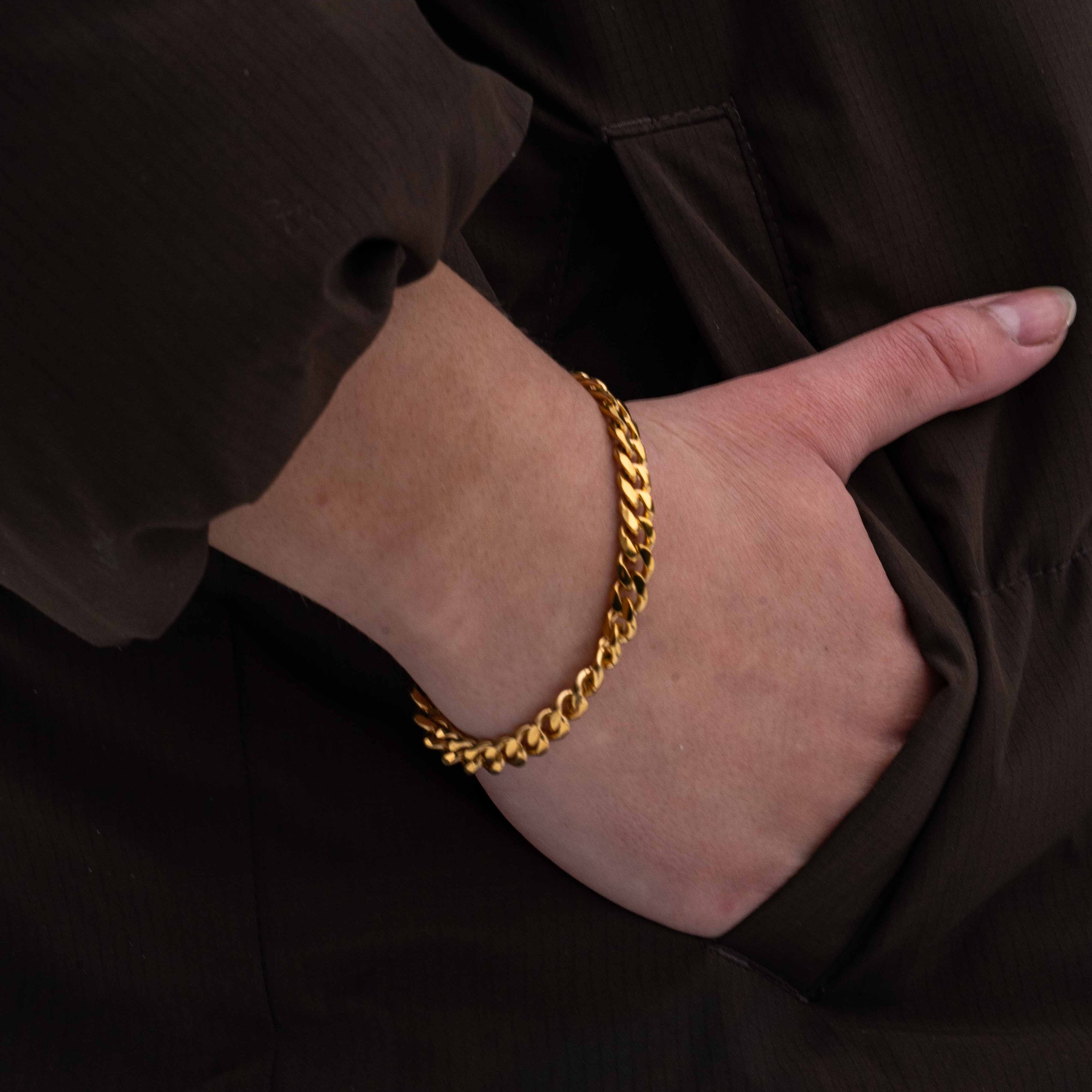Sequence bracelet - Gold tone