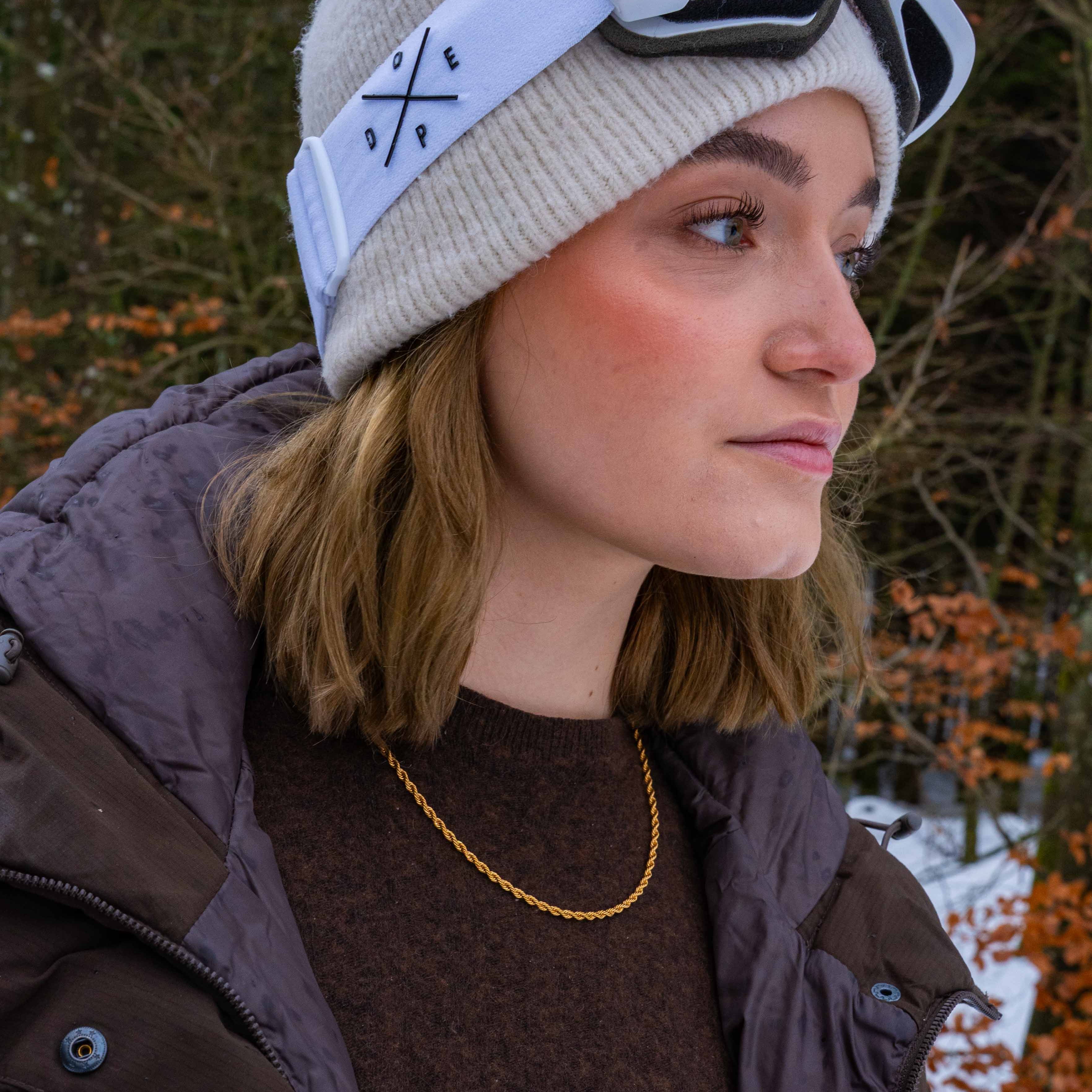 NL Rope necklace - Gold-toned