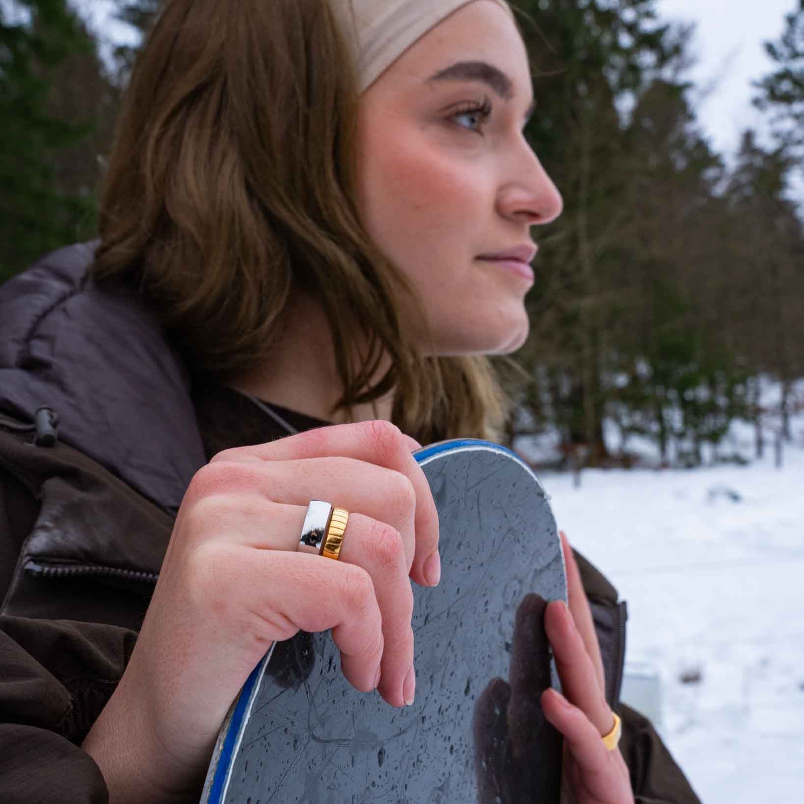 Siempre band - Silver-toned ring