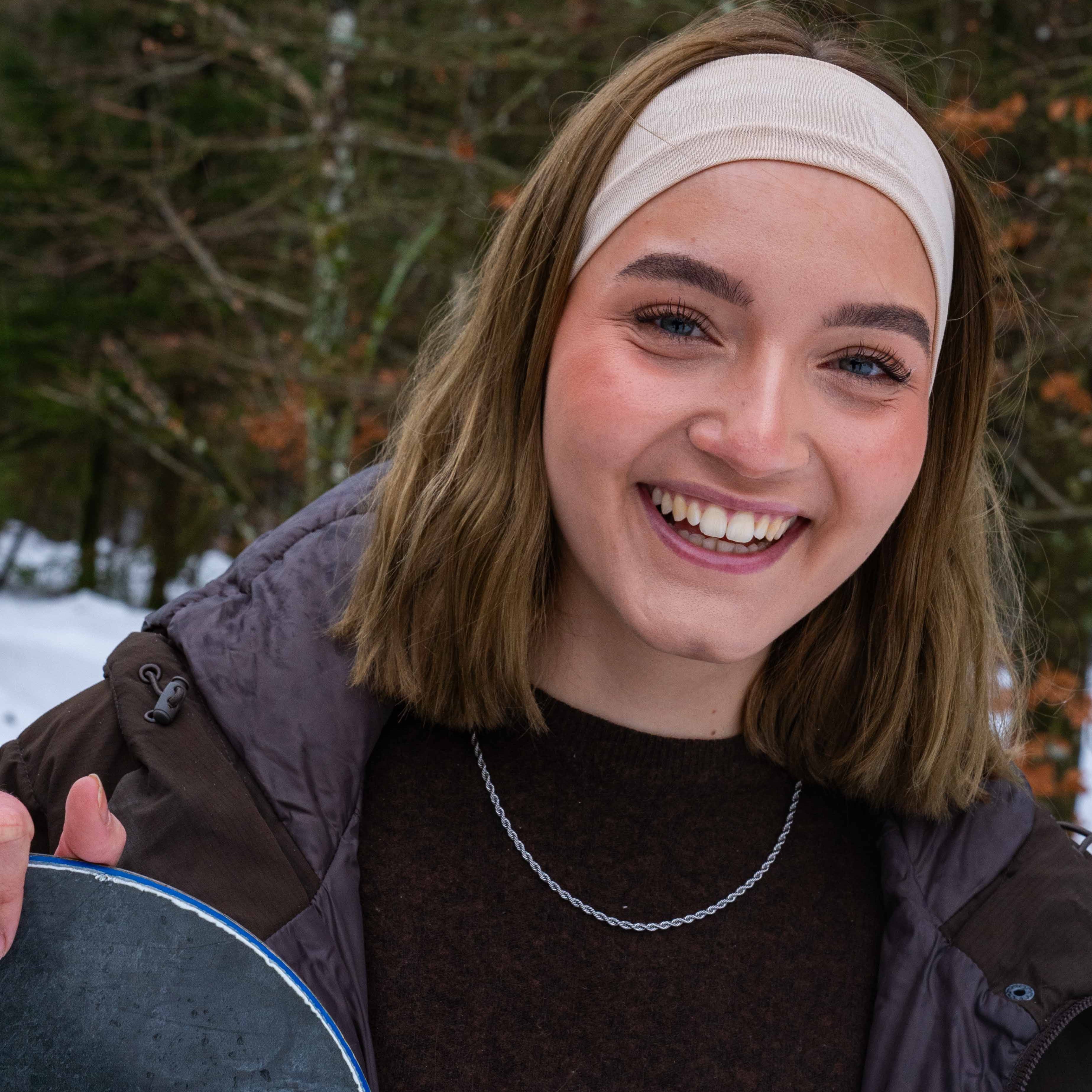 Rope necklace - Silver-toned