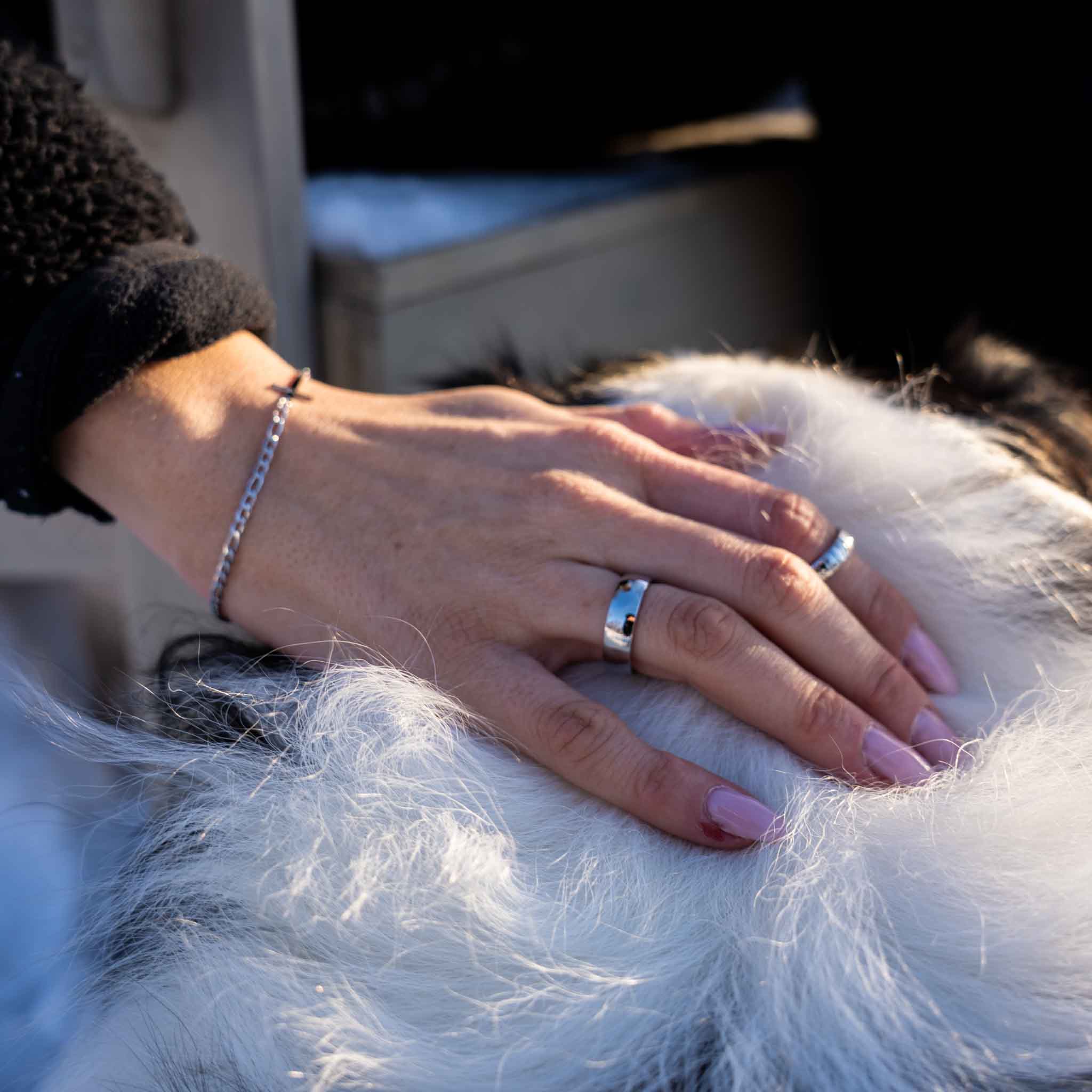 Antique Cross bracelet - Silver-toned