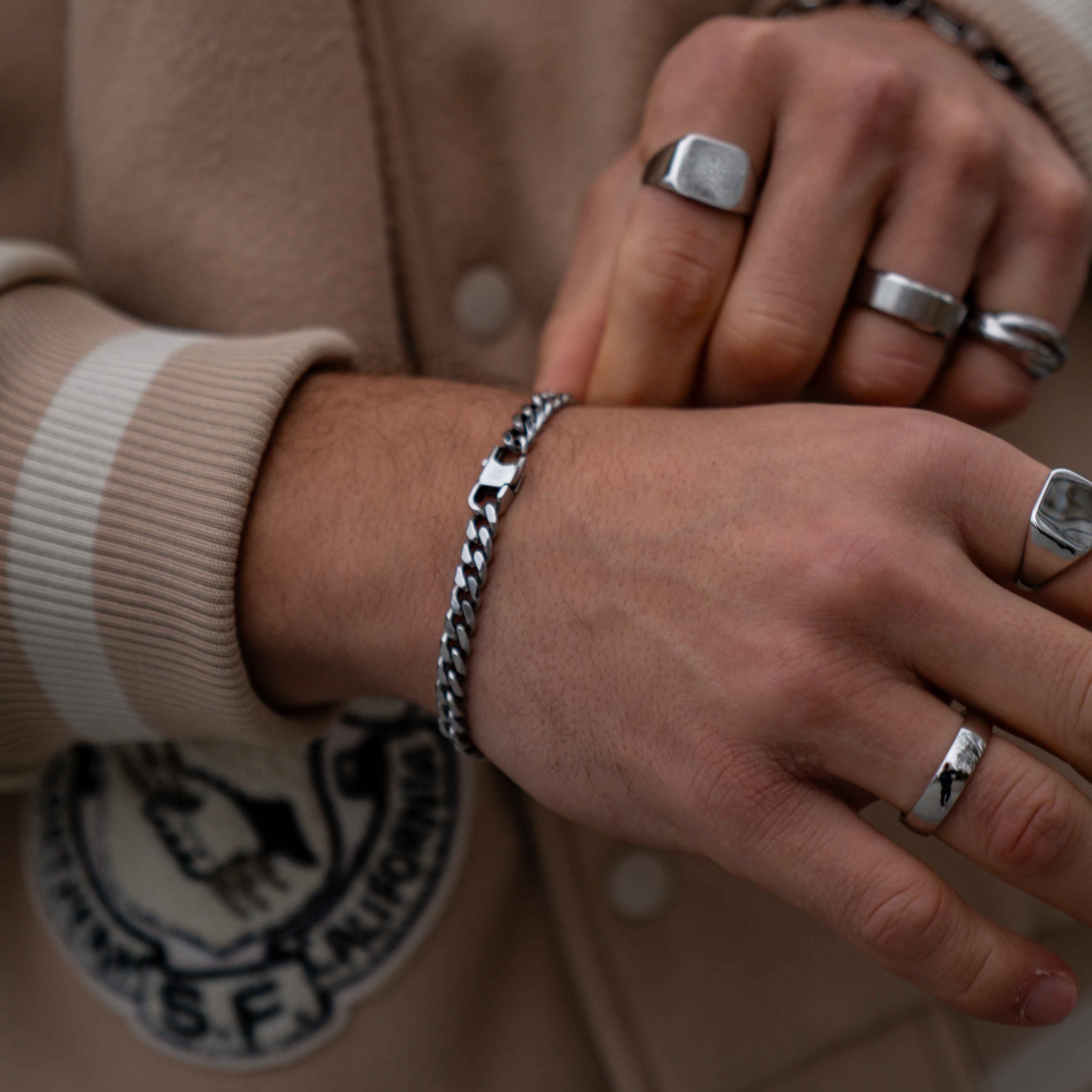Sequence bracelet - Silver-tone