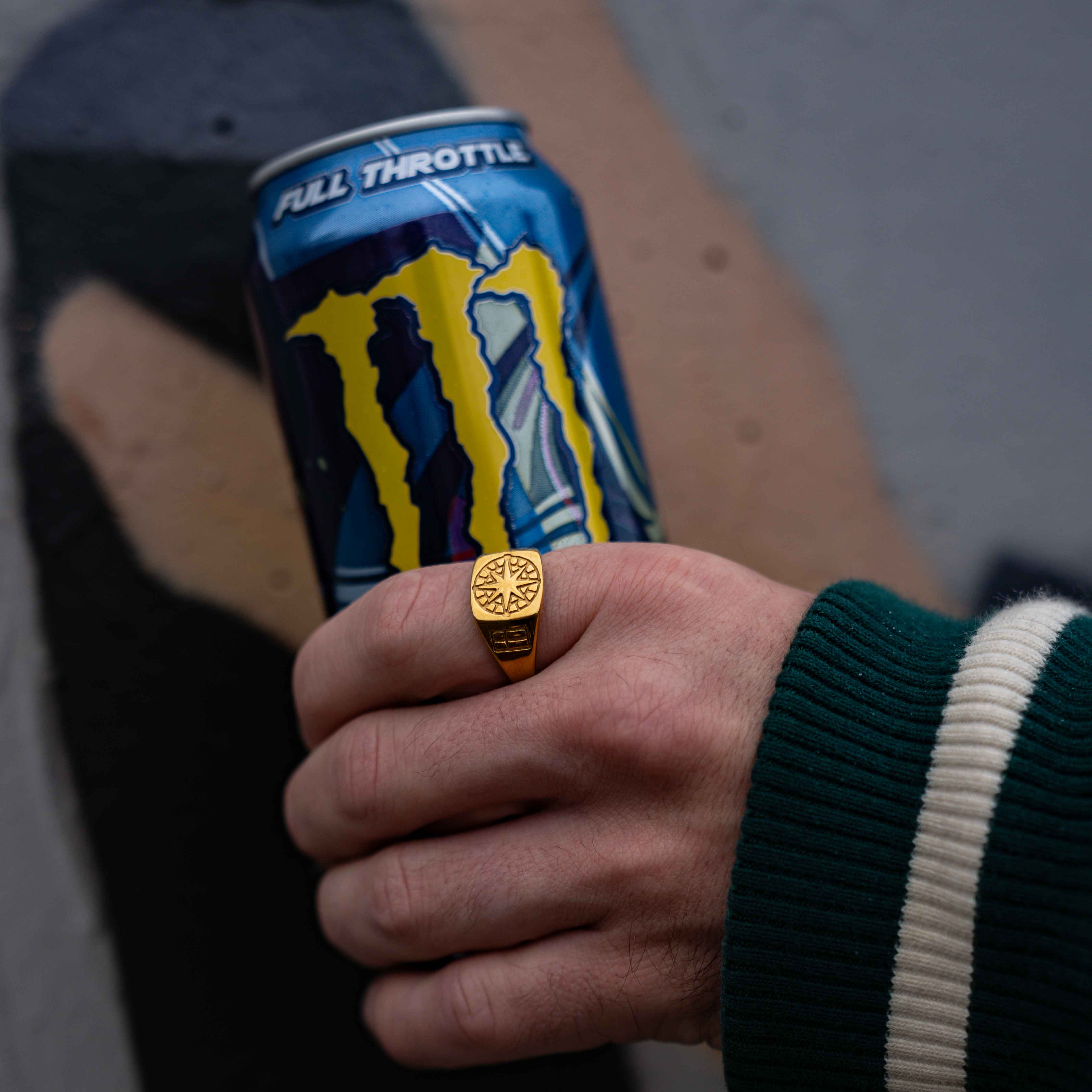 Compass Signature - Gold-toned ring