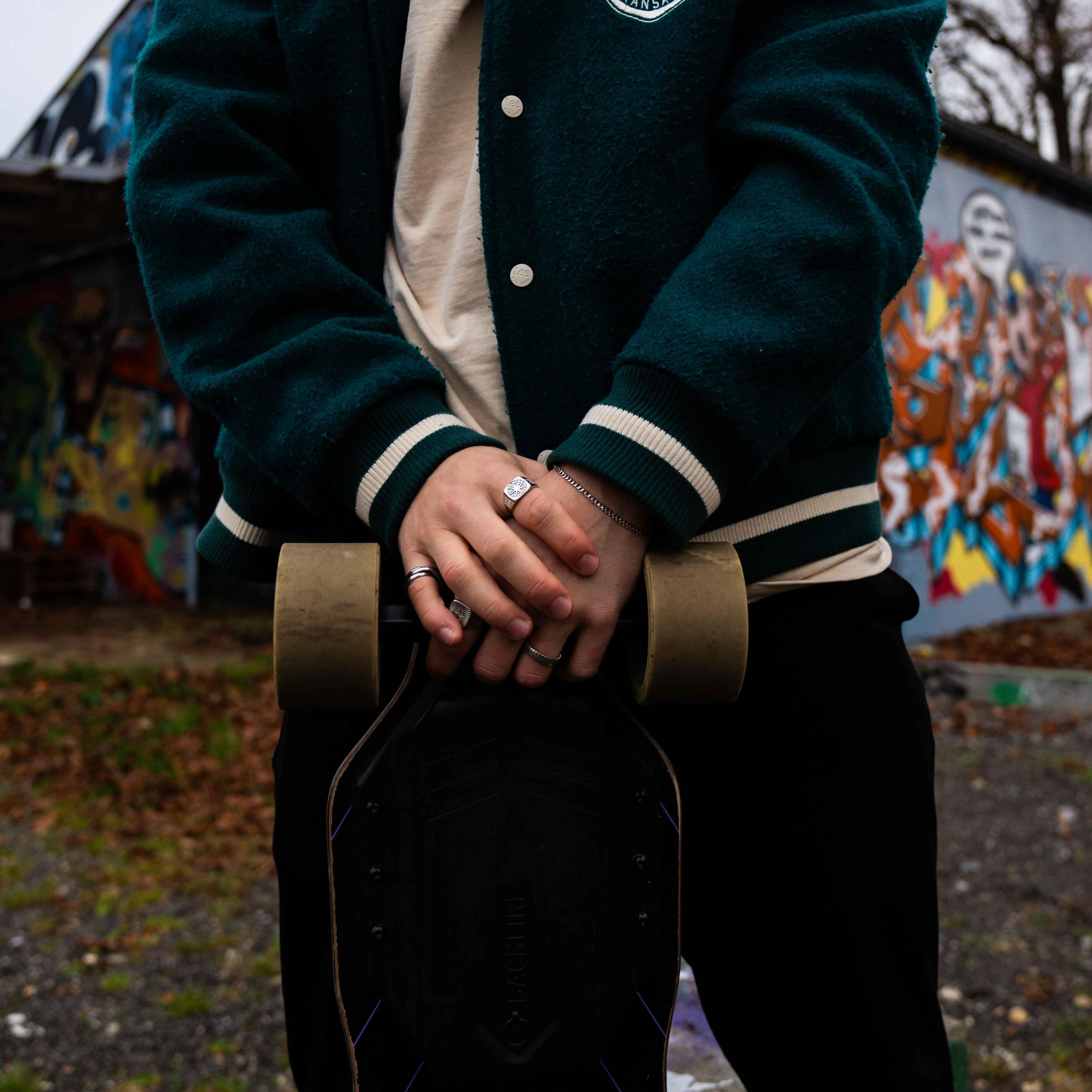 Minimal Sequence bracelet - Silver-toned