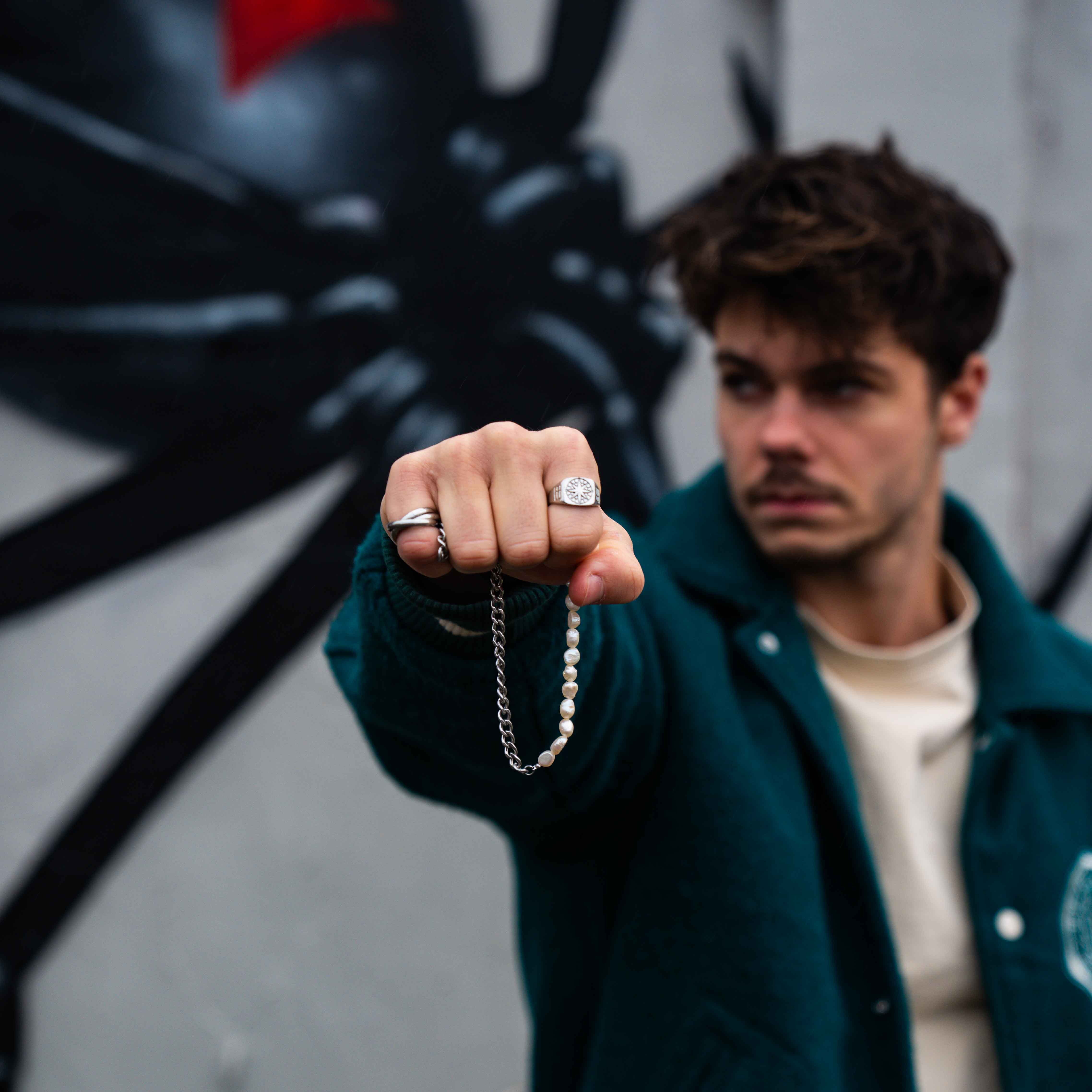 Helix band ring - Silver-toned ring