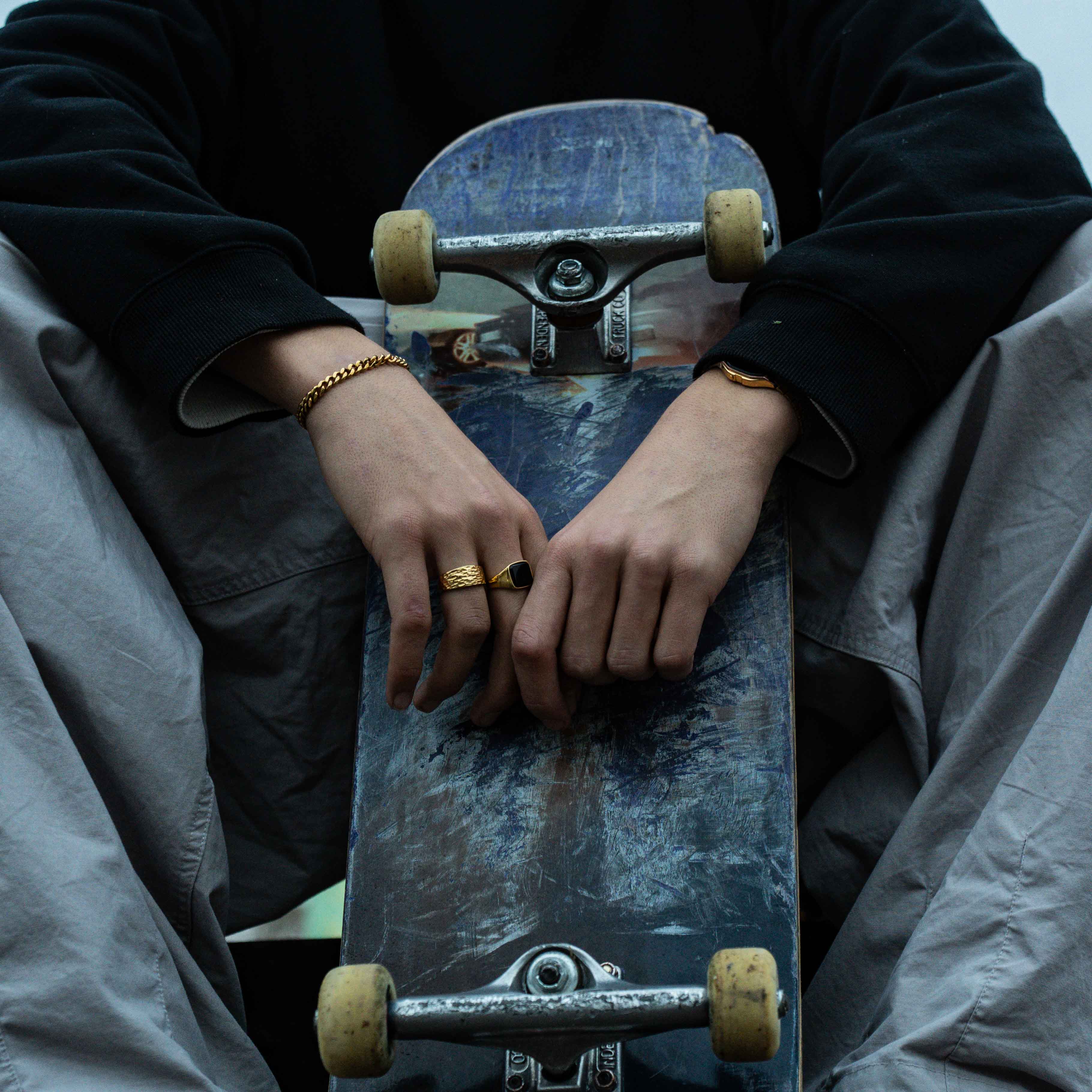 Sequence bracelet - Gold tone