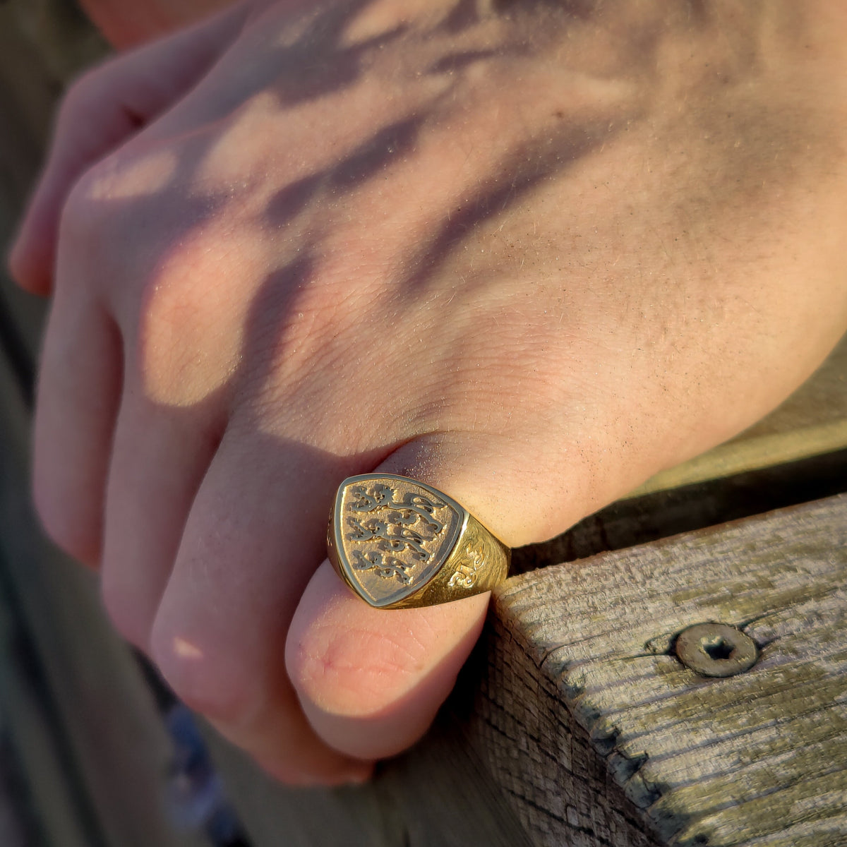 Panthera Polygon Signature - Gold-toned ring