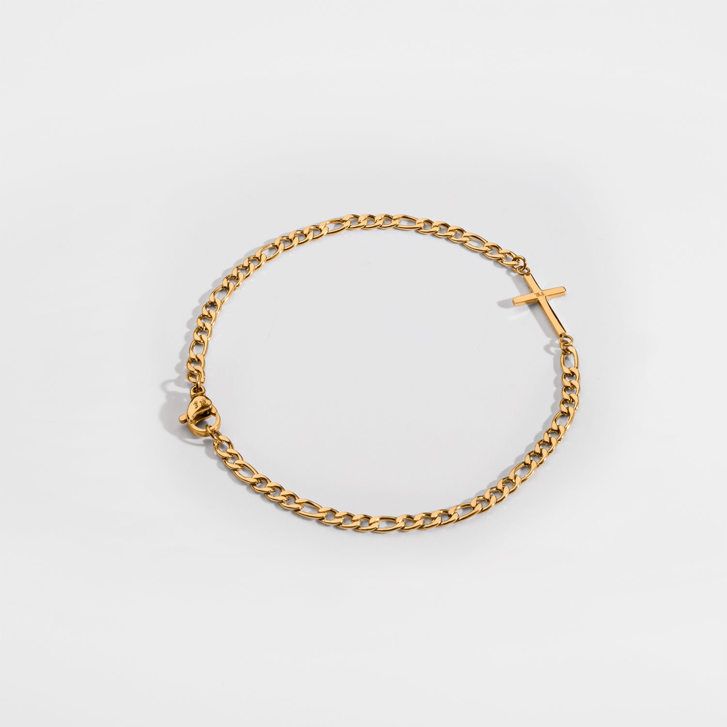アクセサリー Classic cross bracelet Stylish Cross Bracelet - Gold Tone | Northern Legacy