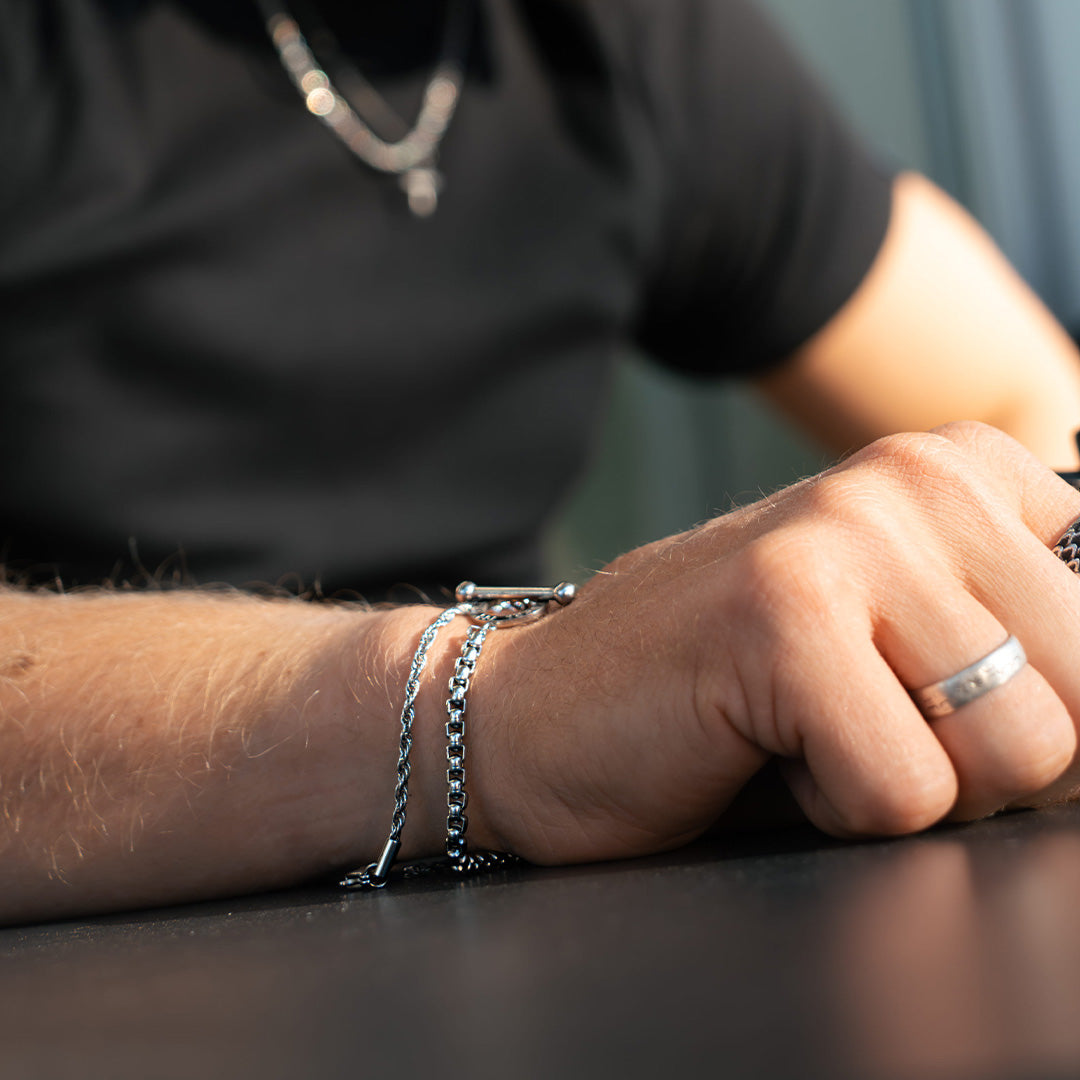 CORD BRACELET (SILVER)