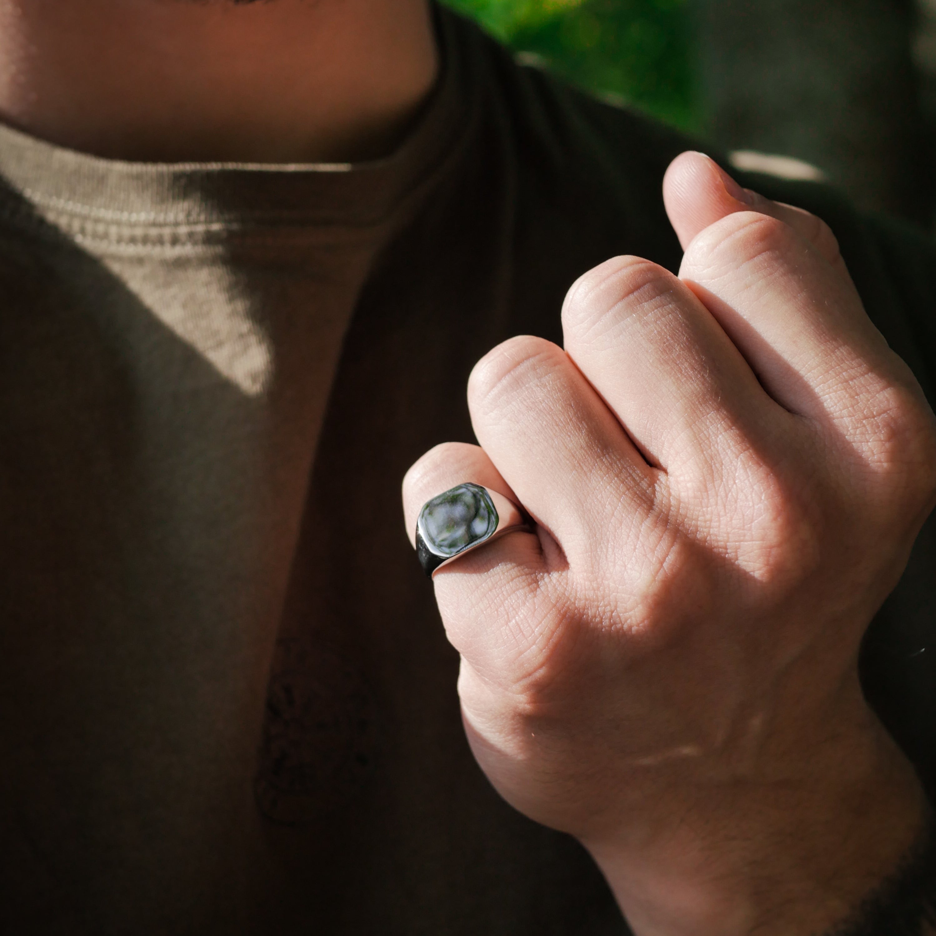 Classic Signature - Silver-toned ring