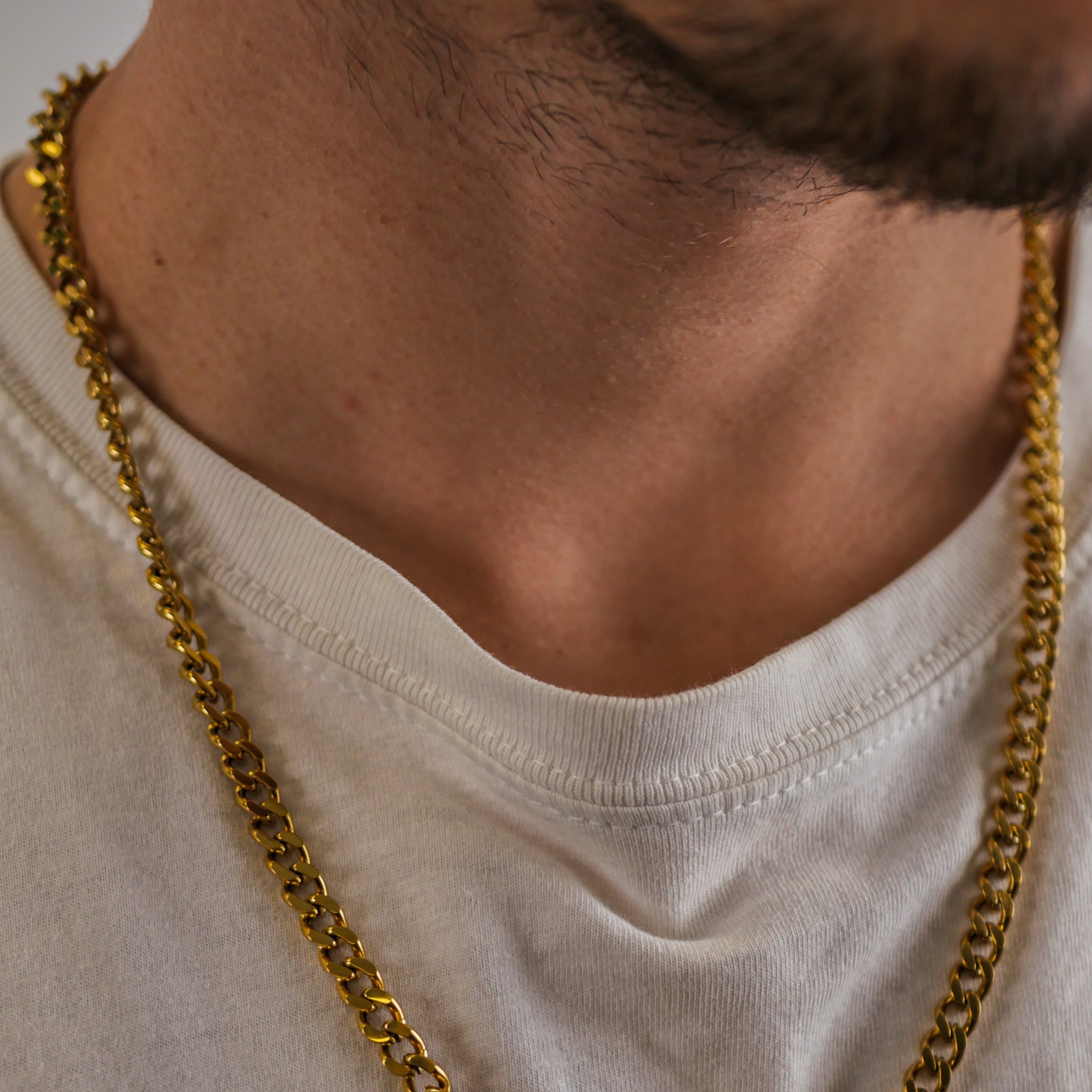 Sequence necklace - Gold-toned