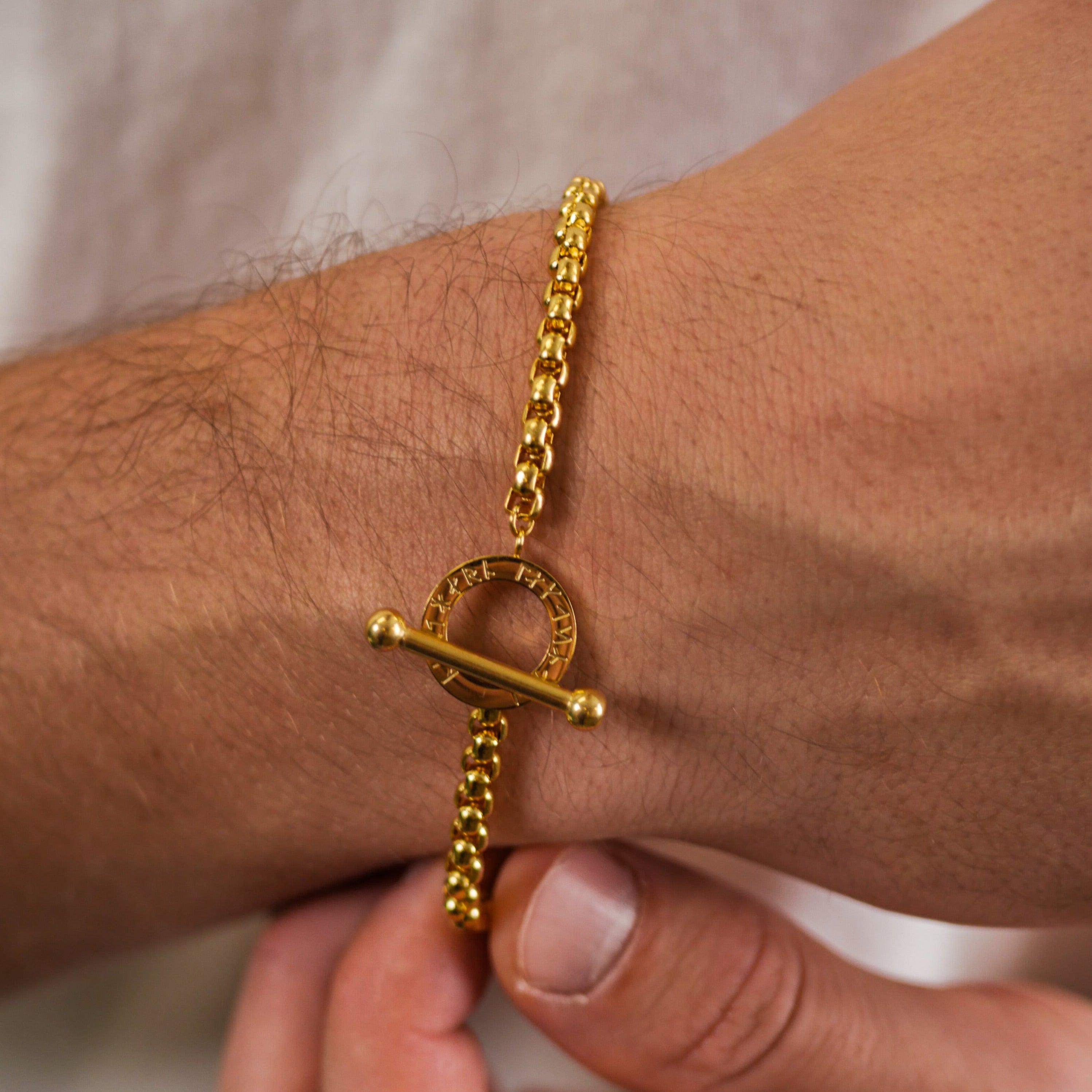 Ragnar bracelet - Gold-toned