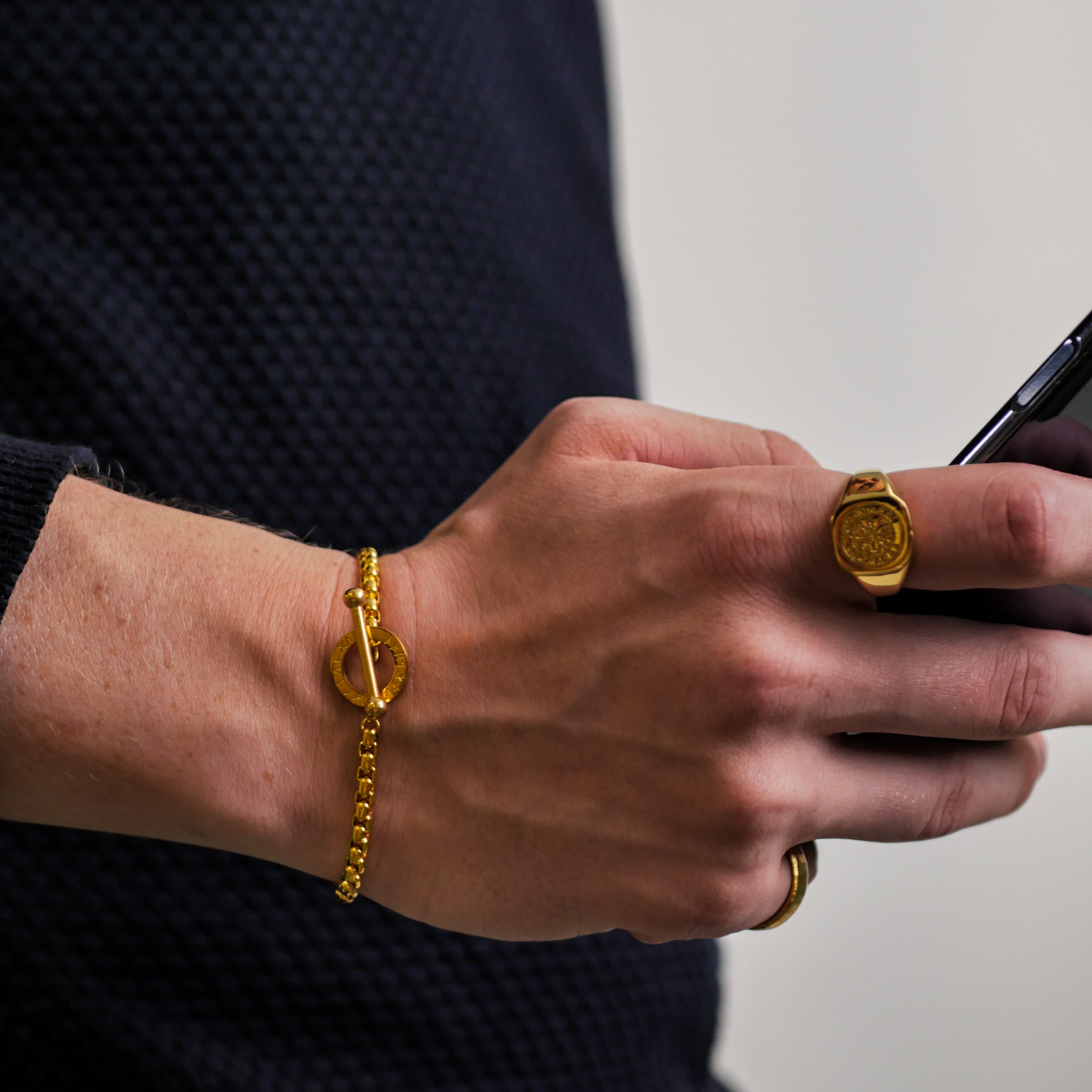 Ragnar bracelet - Gold-toned