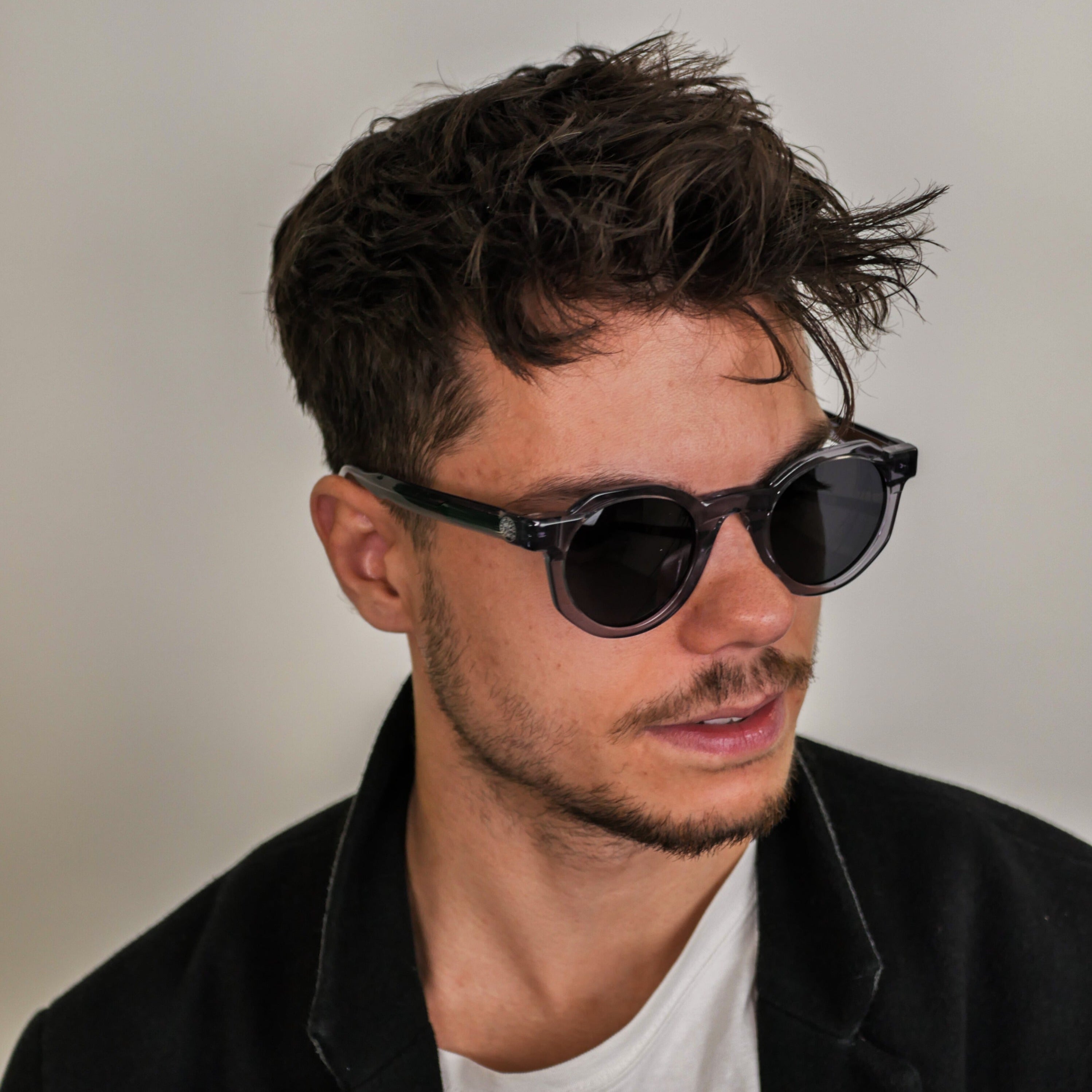 Signature sunglasses - Transparent grey