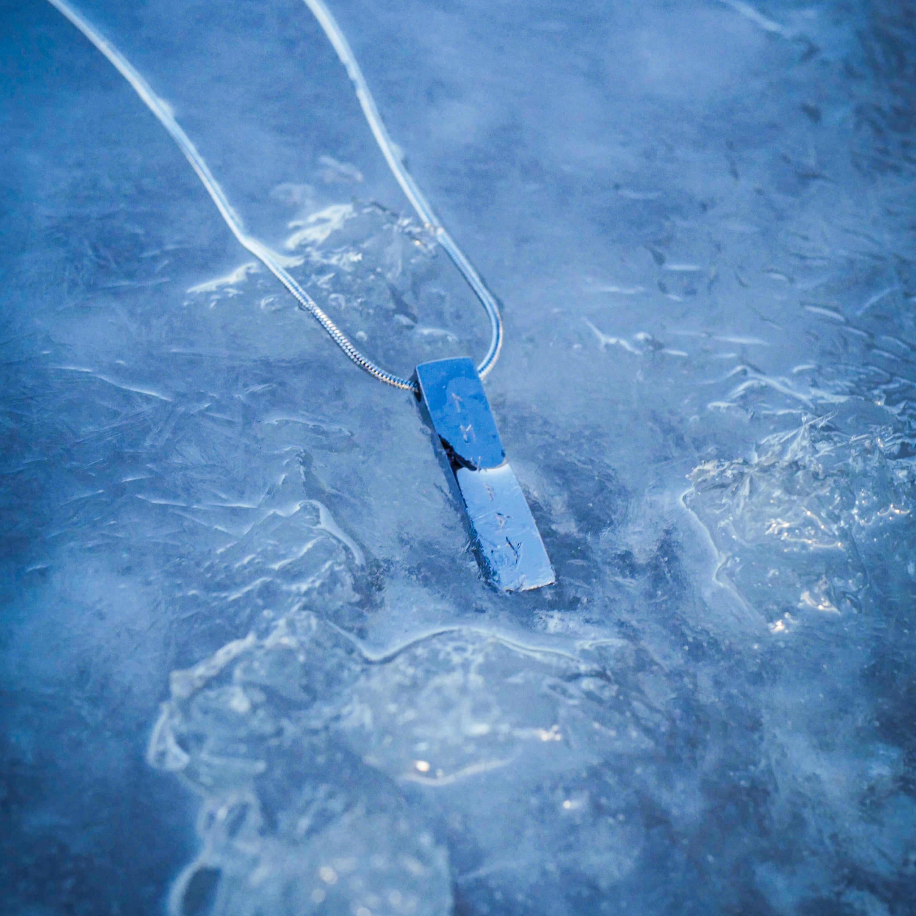 Runestone Pendant - Silver-toned