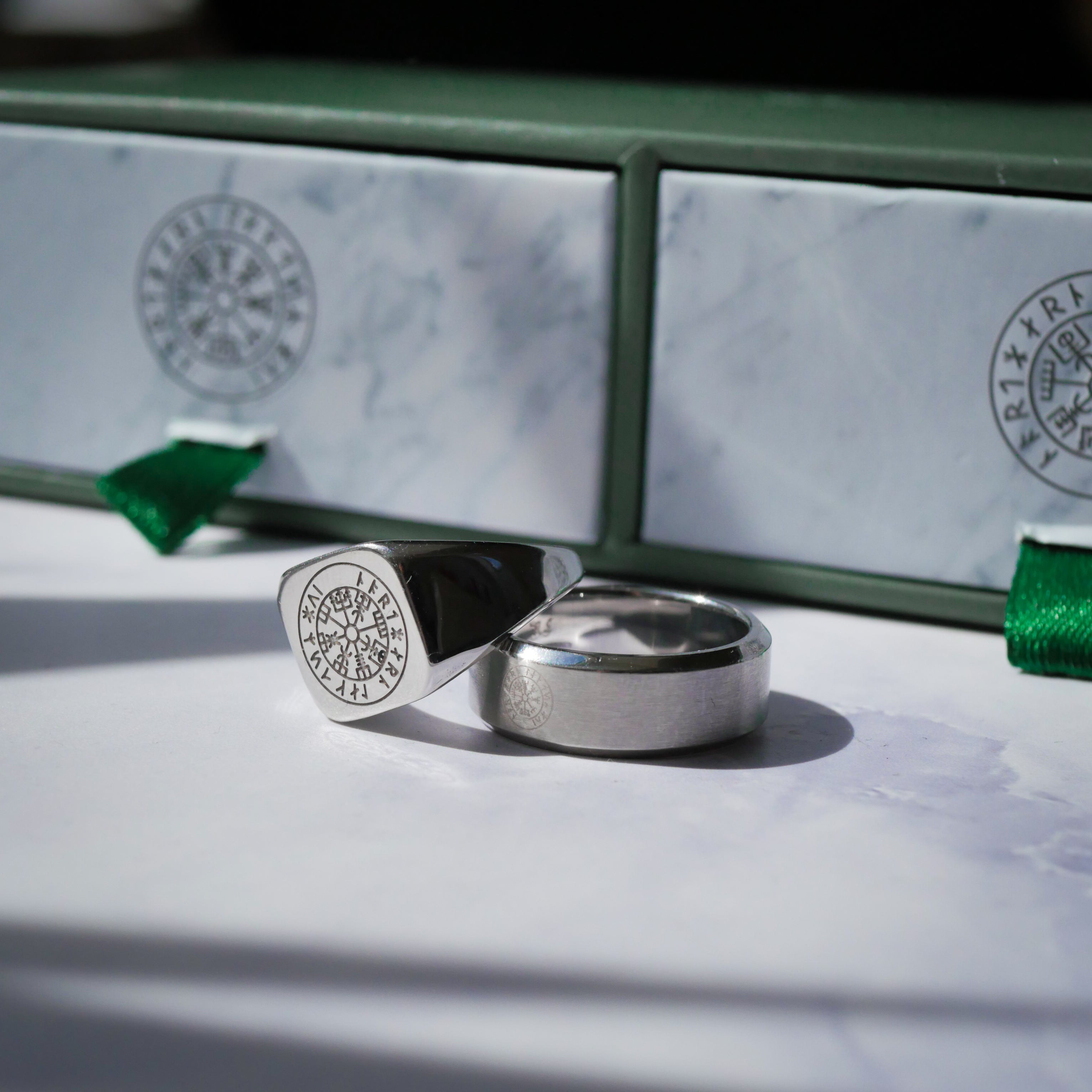 The Northguard Set - Silver-toned