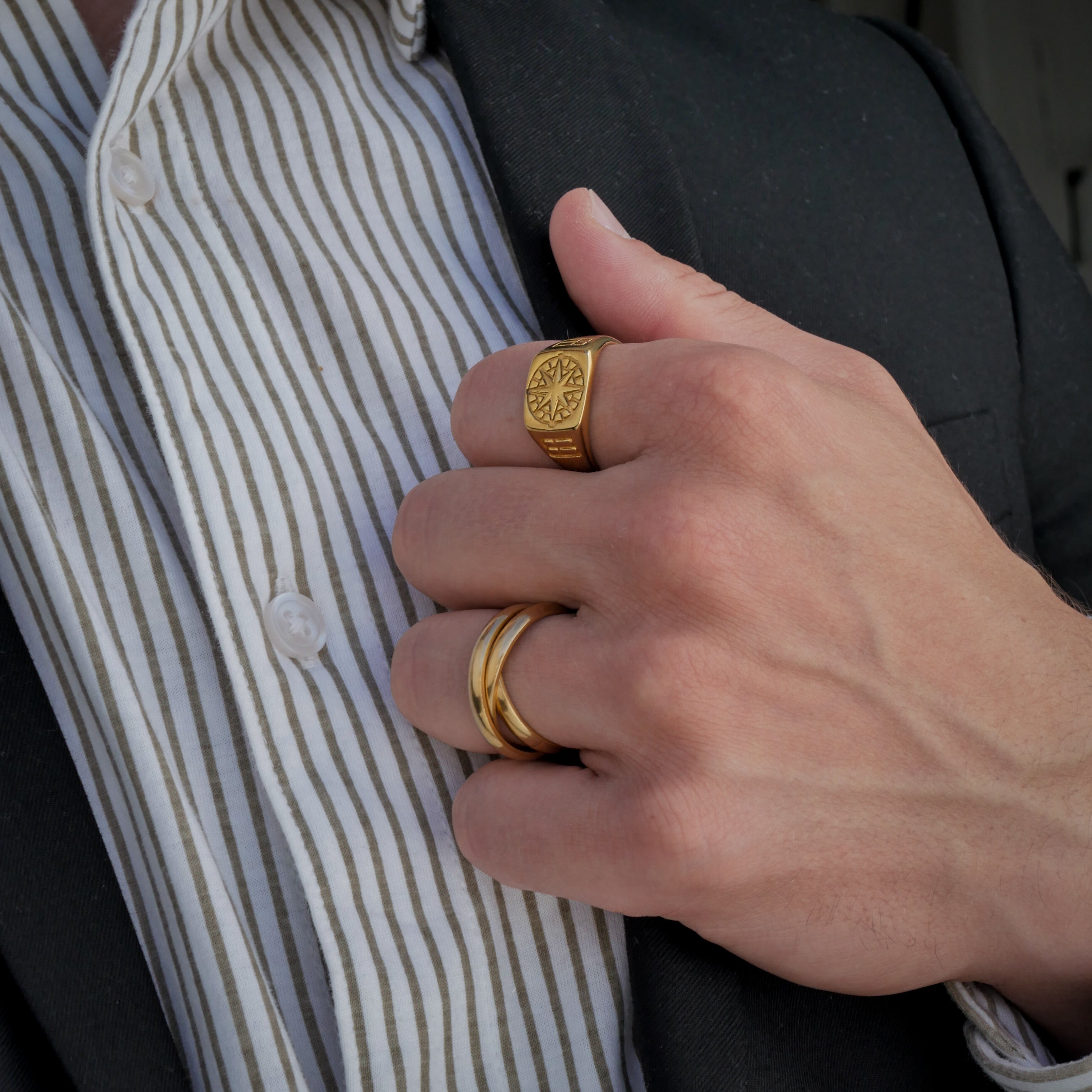 The Axis Set - Gold-toned