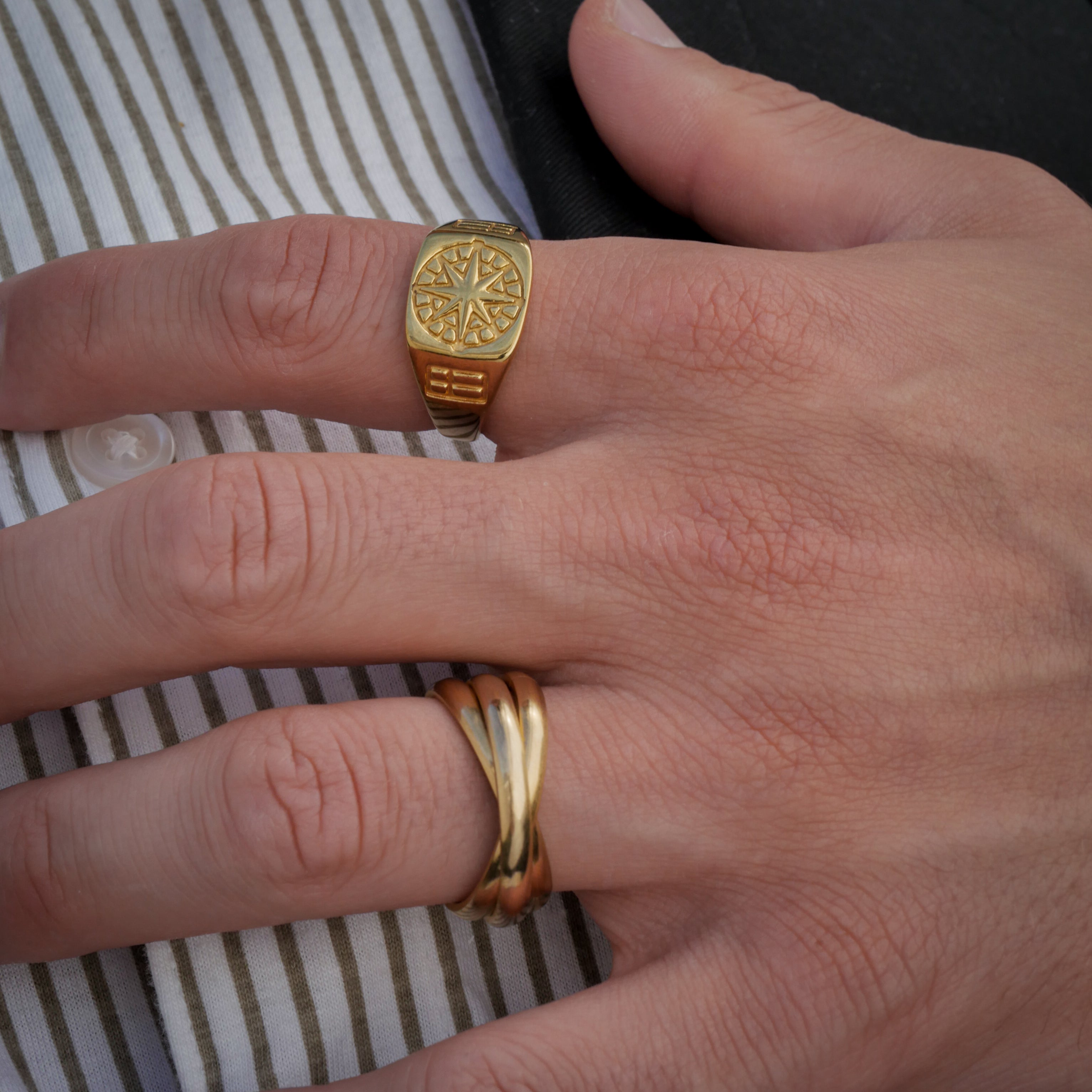 The Axis Set - Gold-toned