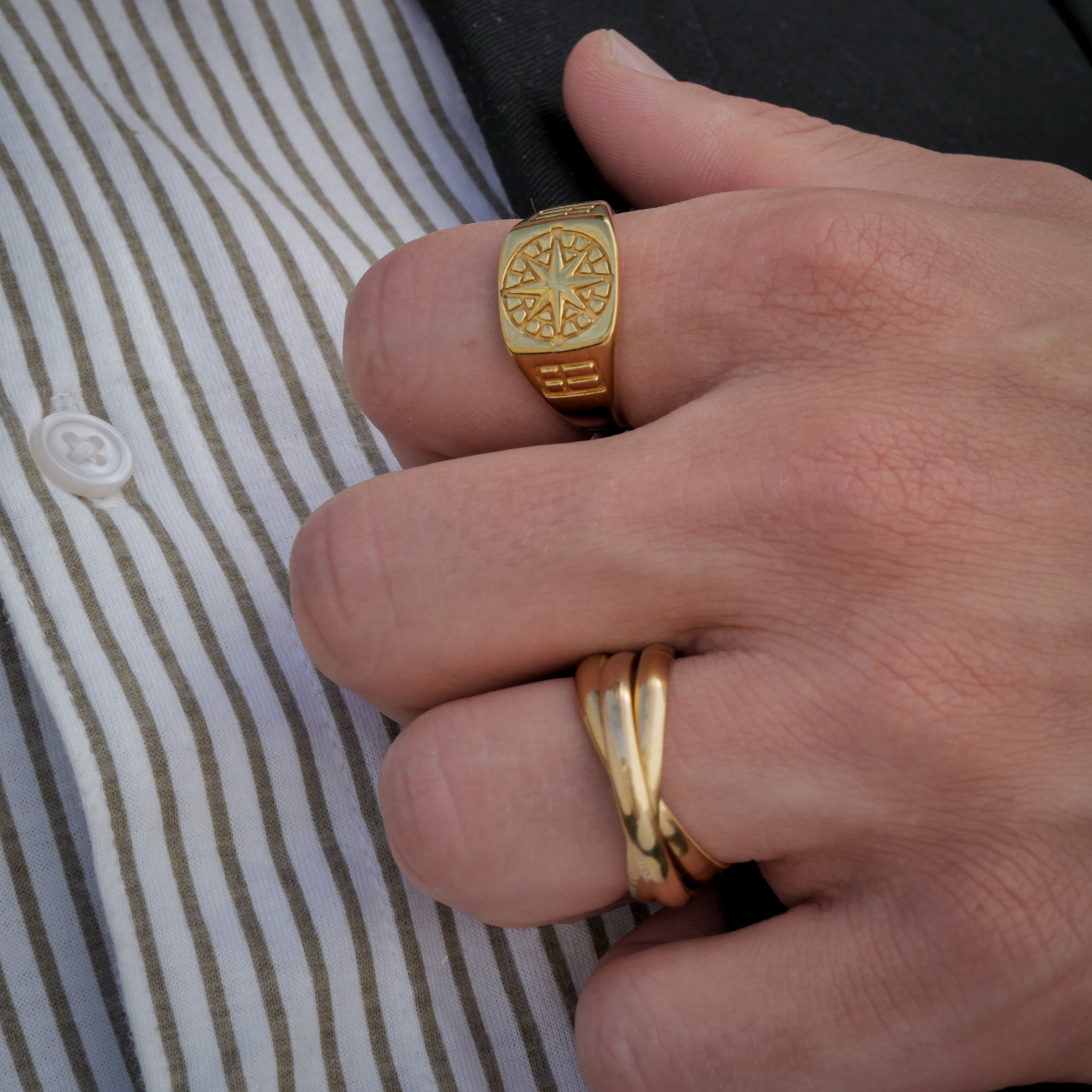 The Axis Set - Gold-toned