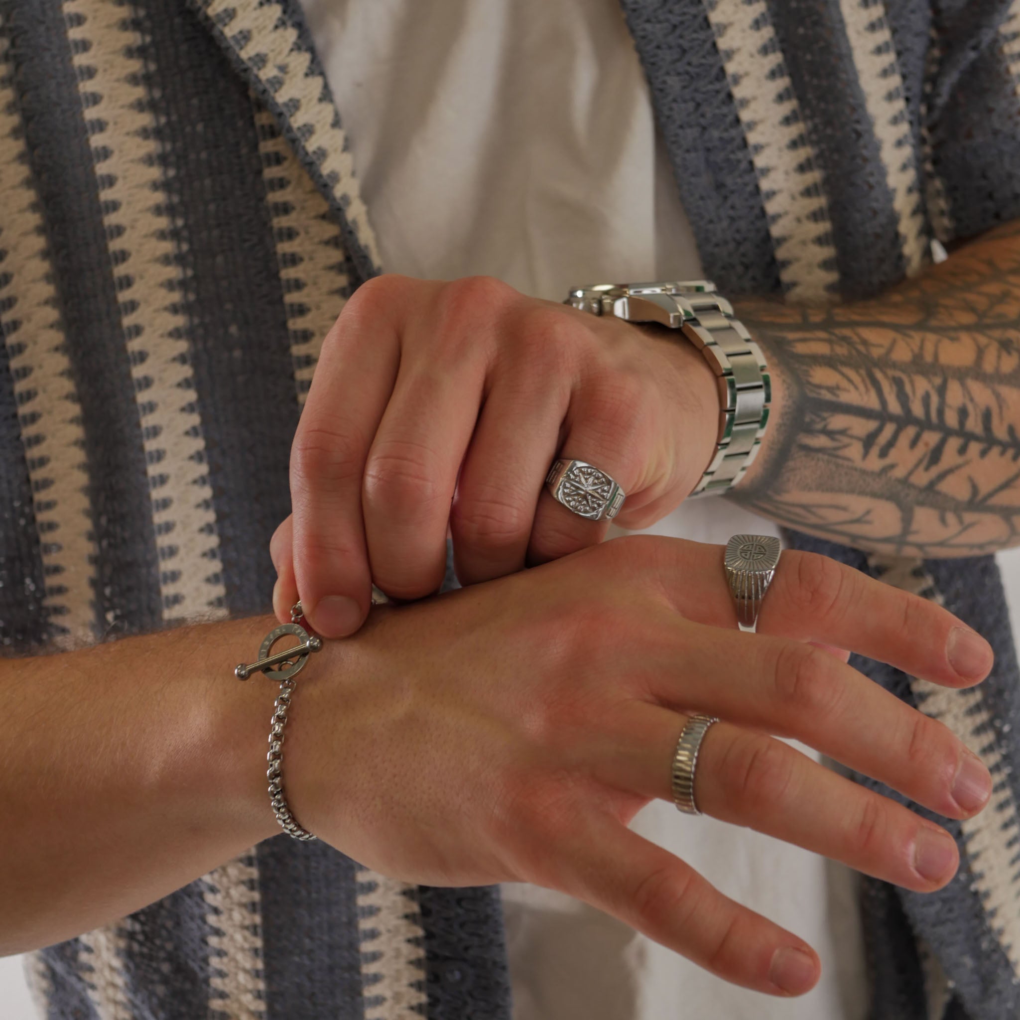 The Origin Set - Silver-toned