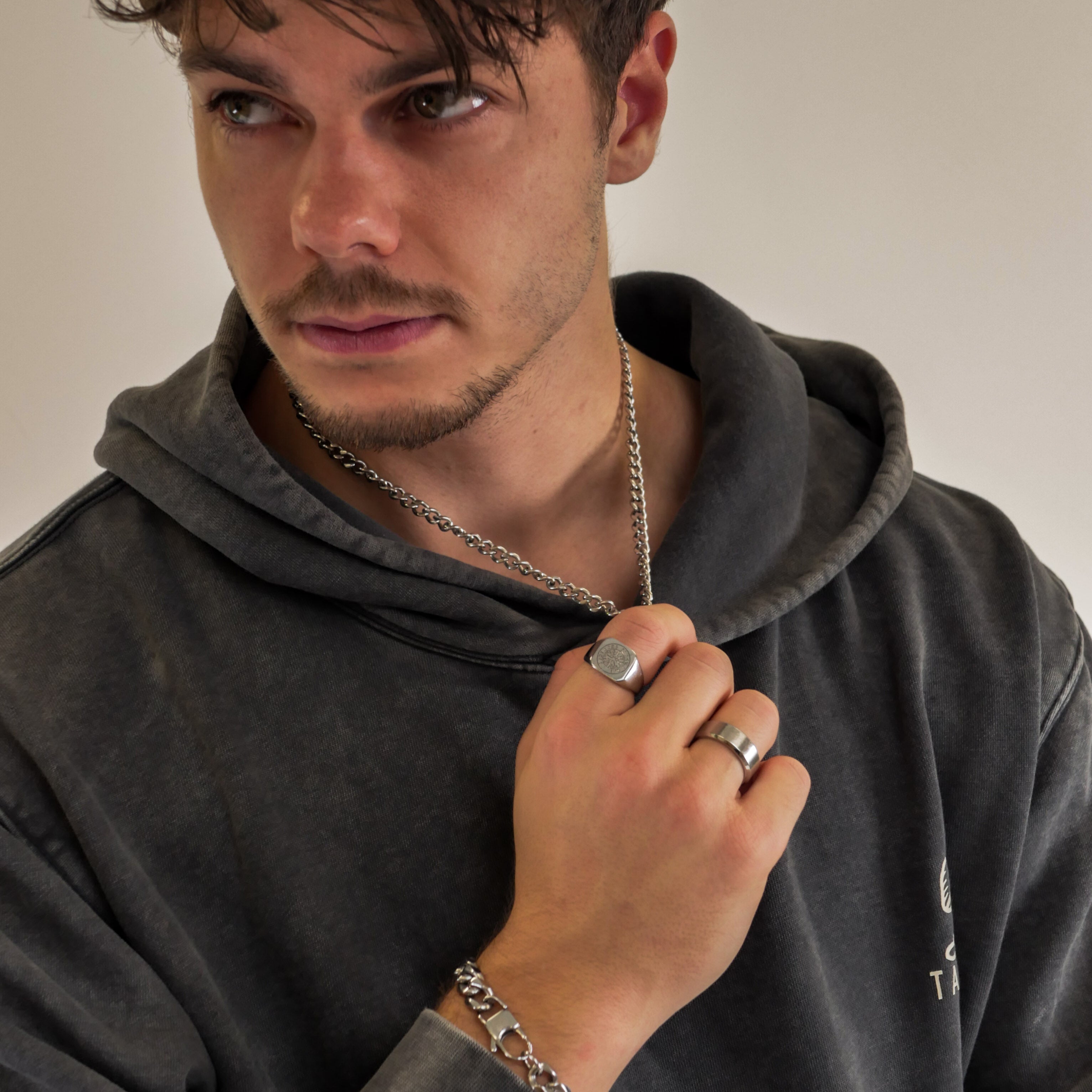 The Northguard Set - Silver-toned