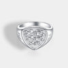 Panthera Polygon Signature - Silver-toned ring