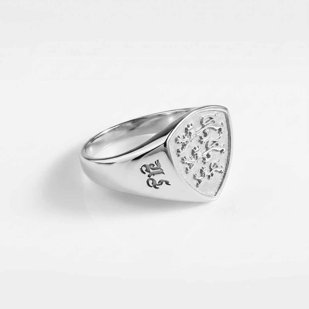 Panthera Polygon Signature - Silver-toned ring