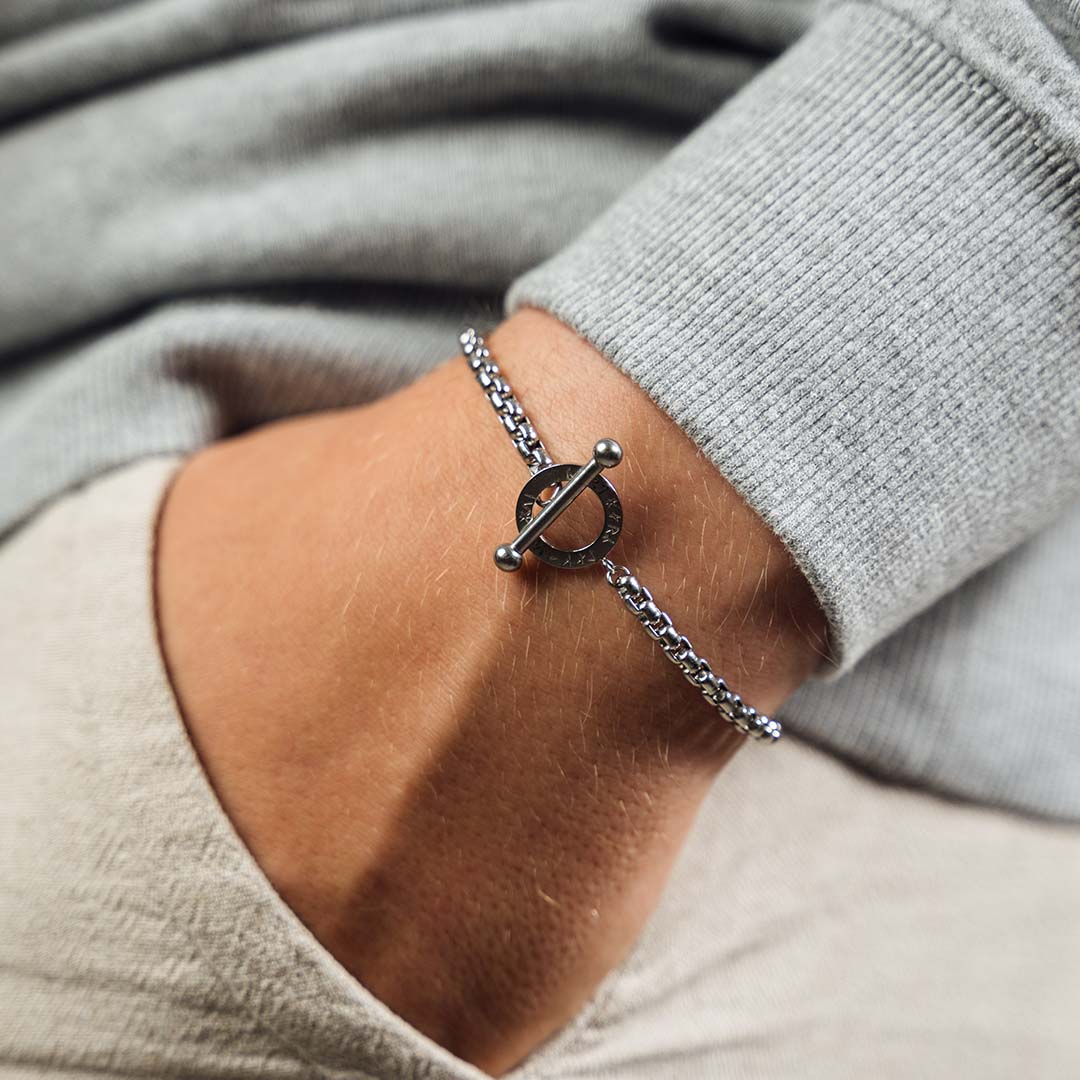 Ragnar bracelet - Silver-toned