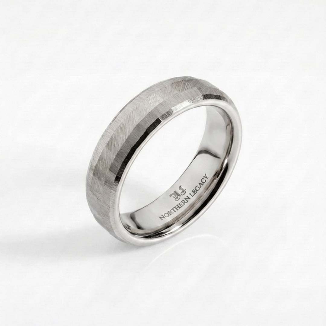 SIEMPRE CUSHION BAND RING (SILVER)