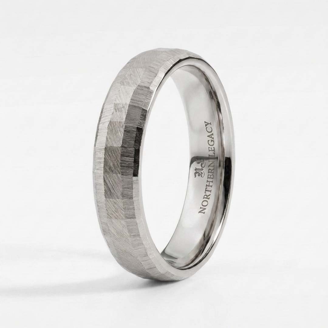 SIEMPRE CUSHION BAND RING (SILVER)