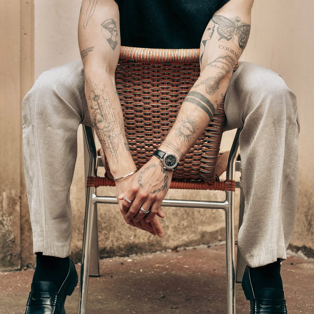 Helix band ring - Silver-toned ring