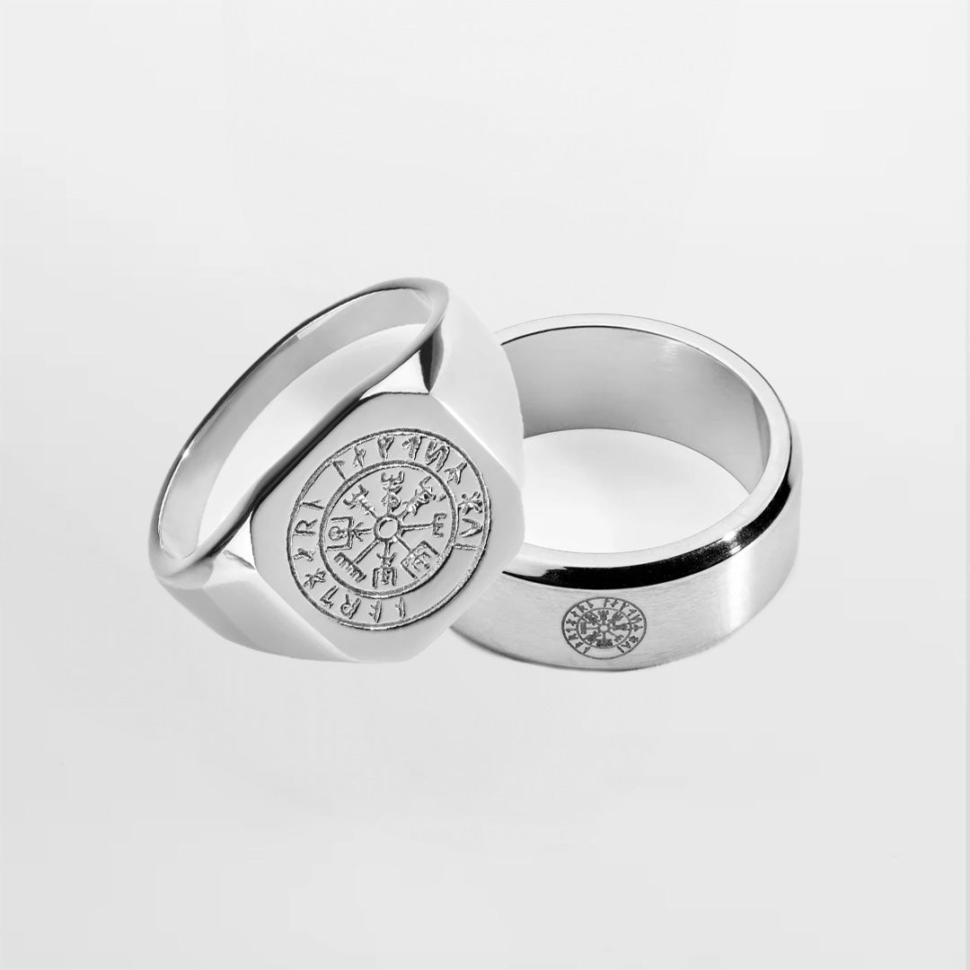The Northguard Set - Silver-toned