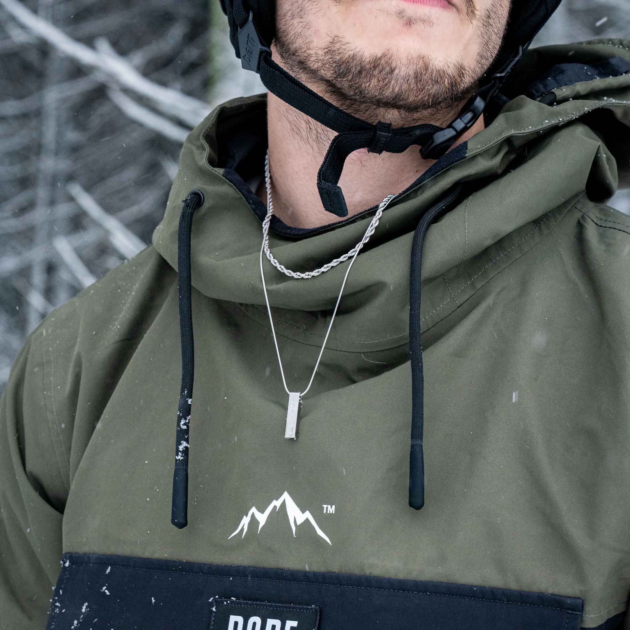 Runestone Pendant - Silver-toned