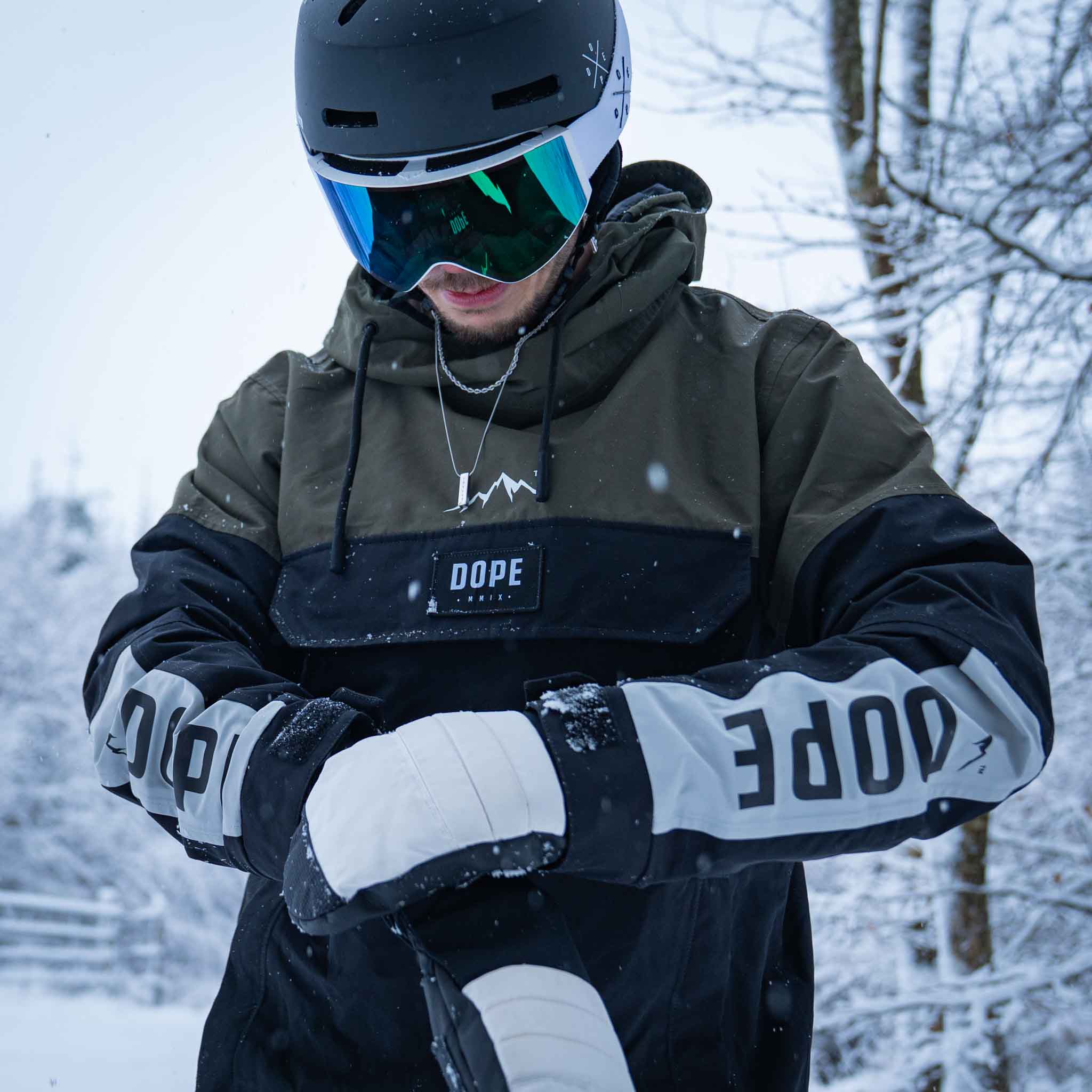 Rope necklace - Silver-toned