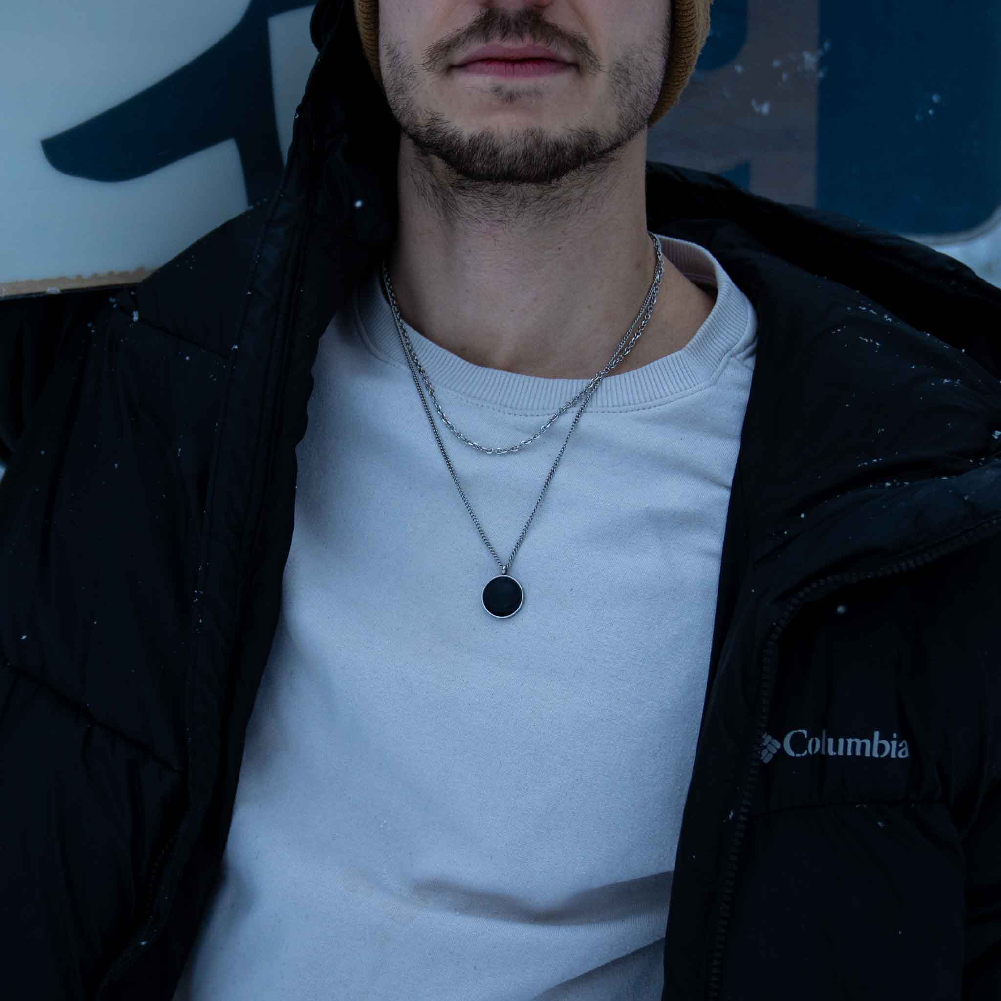 The Obsidian Set - Silver-toned