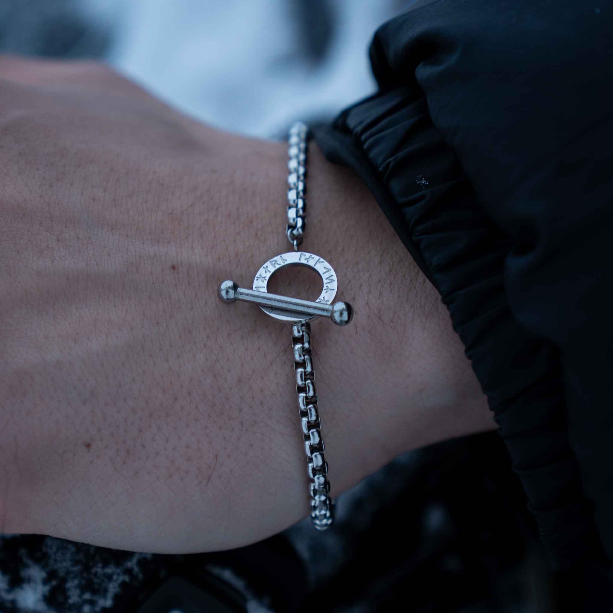 Ragnar bracelet - Silver-toned