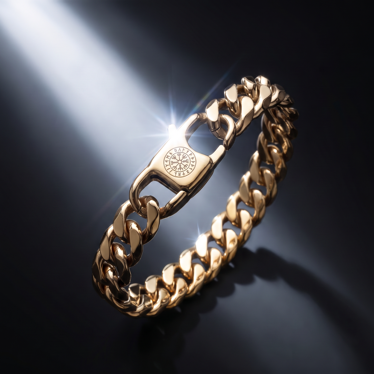 SEQUENCE OVERSIZE BRACELET (GOLD)