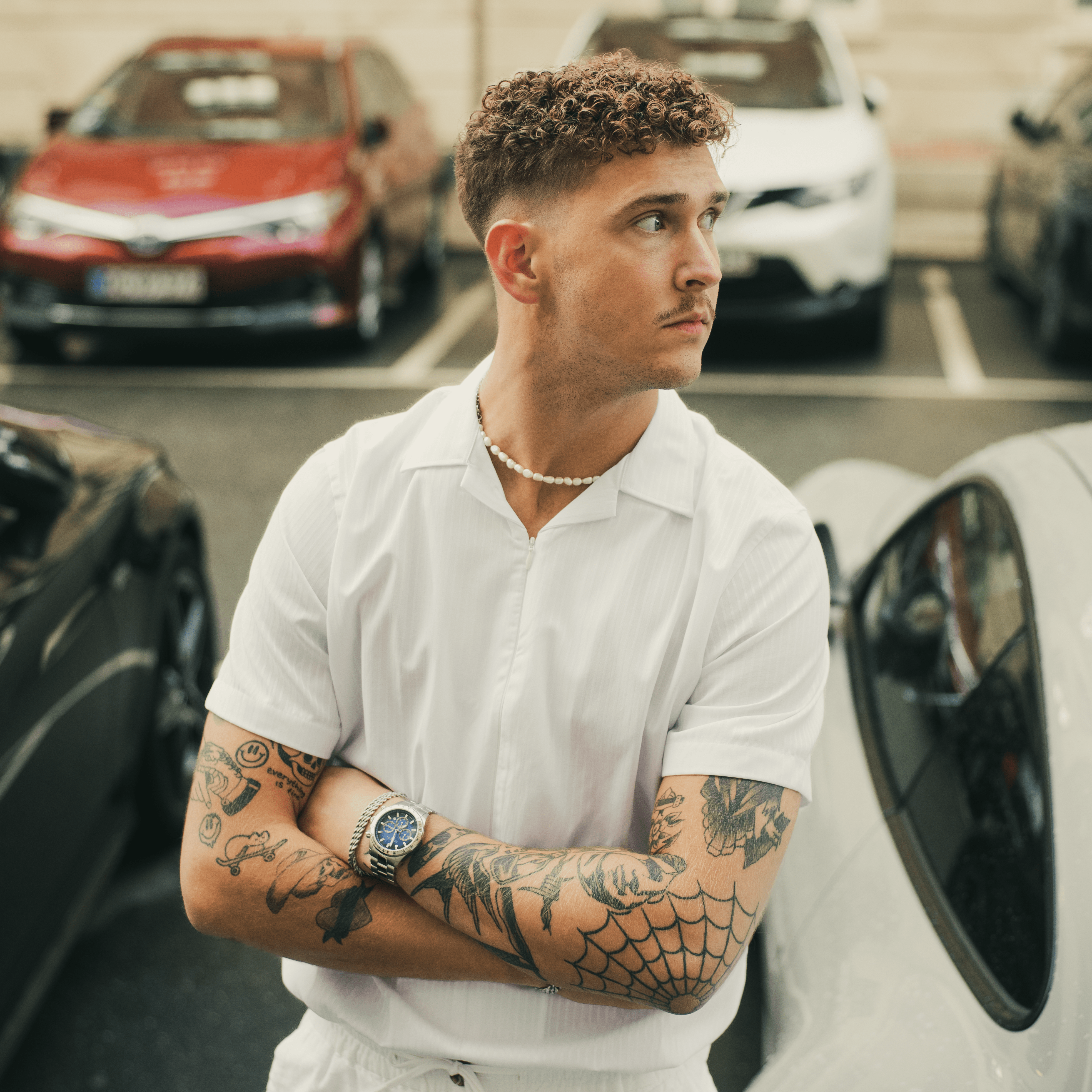 NL Kattegat Pearl pendant - Silver-toned