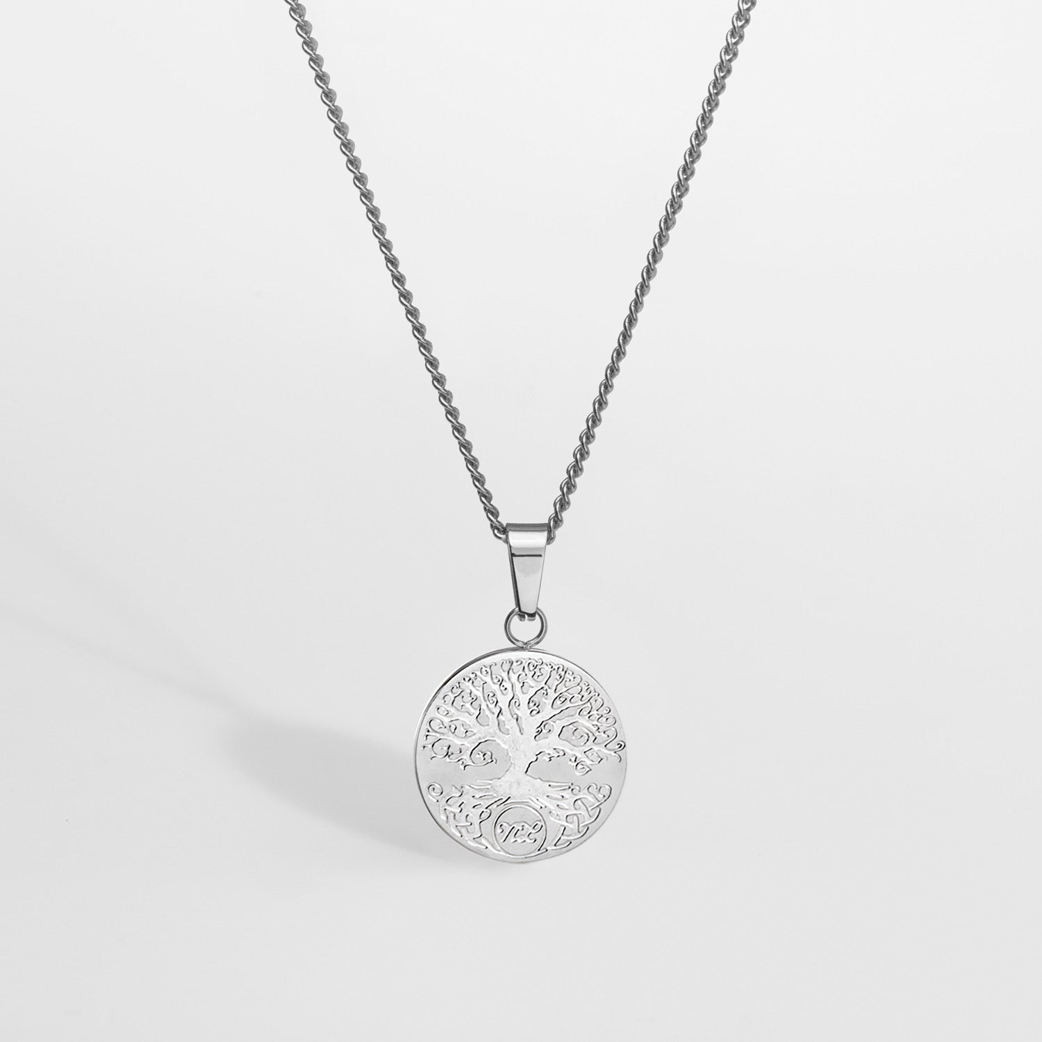 NL Yggdrasil pendant - Silver-toned