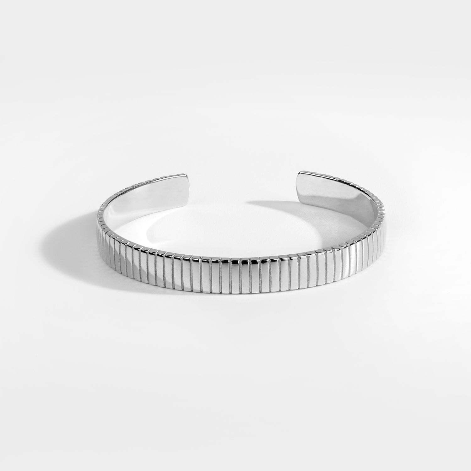 NL Siempre Cut Bangle - Silver-toned